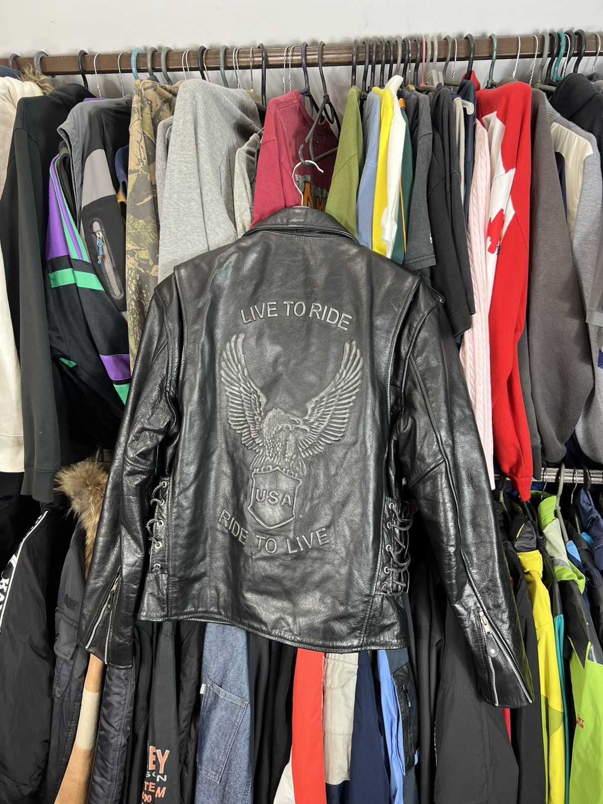 Marlboro VTG Y2K Streetwear Racing Malrboro Style Leather Jacket 90s Size US L / EU 52-54 / 3 - 5 Thumbnail