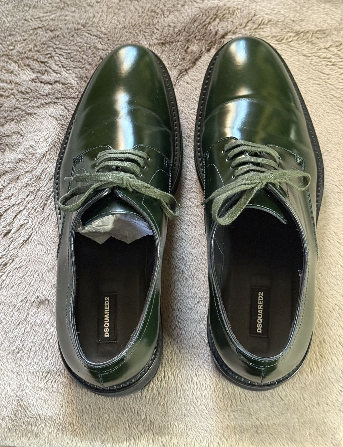 Dsquared2 Dsquared2 Bottle Green Derby Shoes 43 Size US 10 / EU 43 - 5 Thumbnail