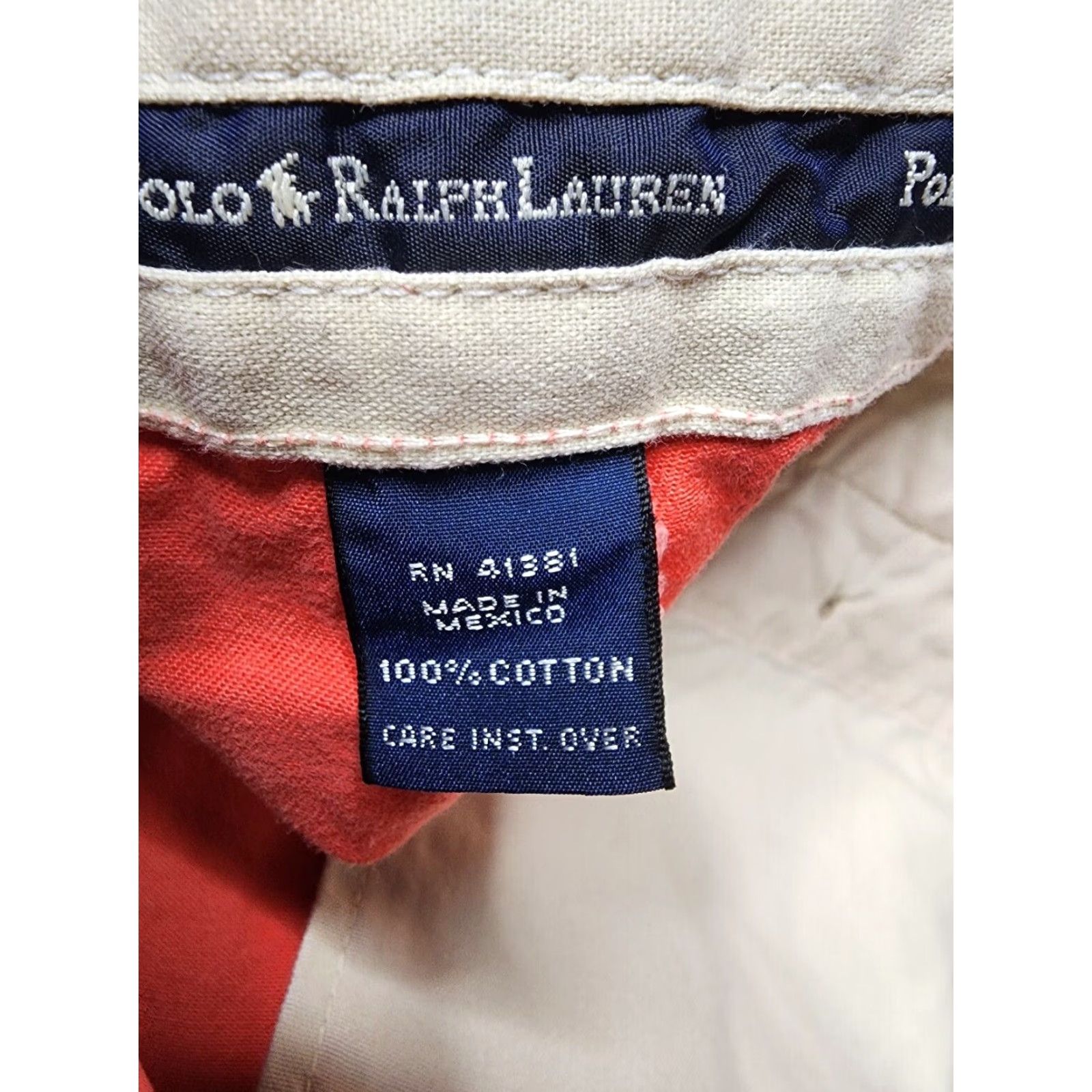 Polo Ralph Lauren Polo Ralph Lauren Mens 34 The Tyler Shorts Salmon Pink Pleated BK Polo Ralph Lauren Mens 34 The Tyler Shorts Salmon Pink Pleated BK Size US S / EU 44-46 / 1 - 5 Thumbnail