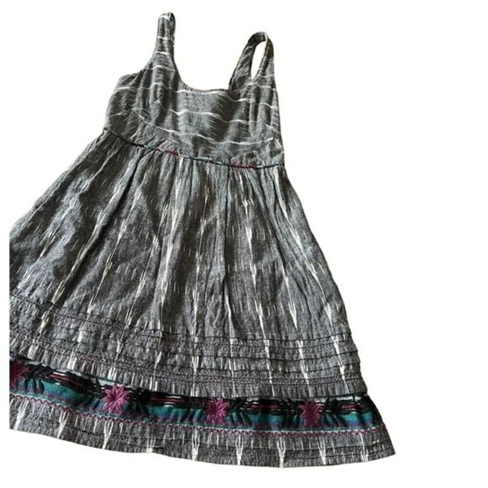 Free People Free People New Romantics Weather Vane Ikat print dress, sz4 Size S / US 4 / IT 40 - 2 Thumbnail