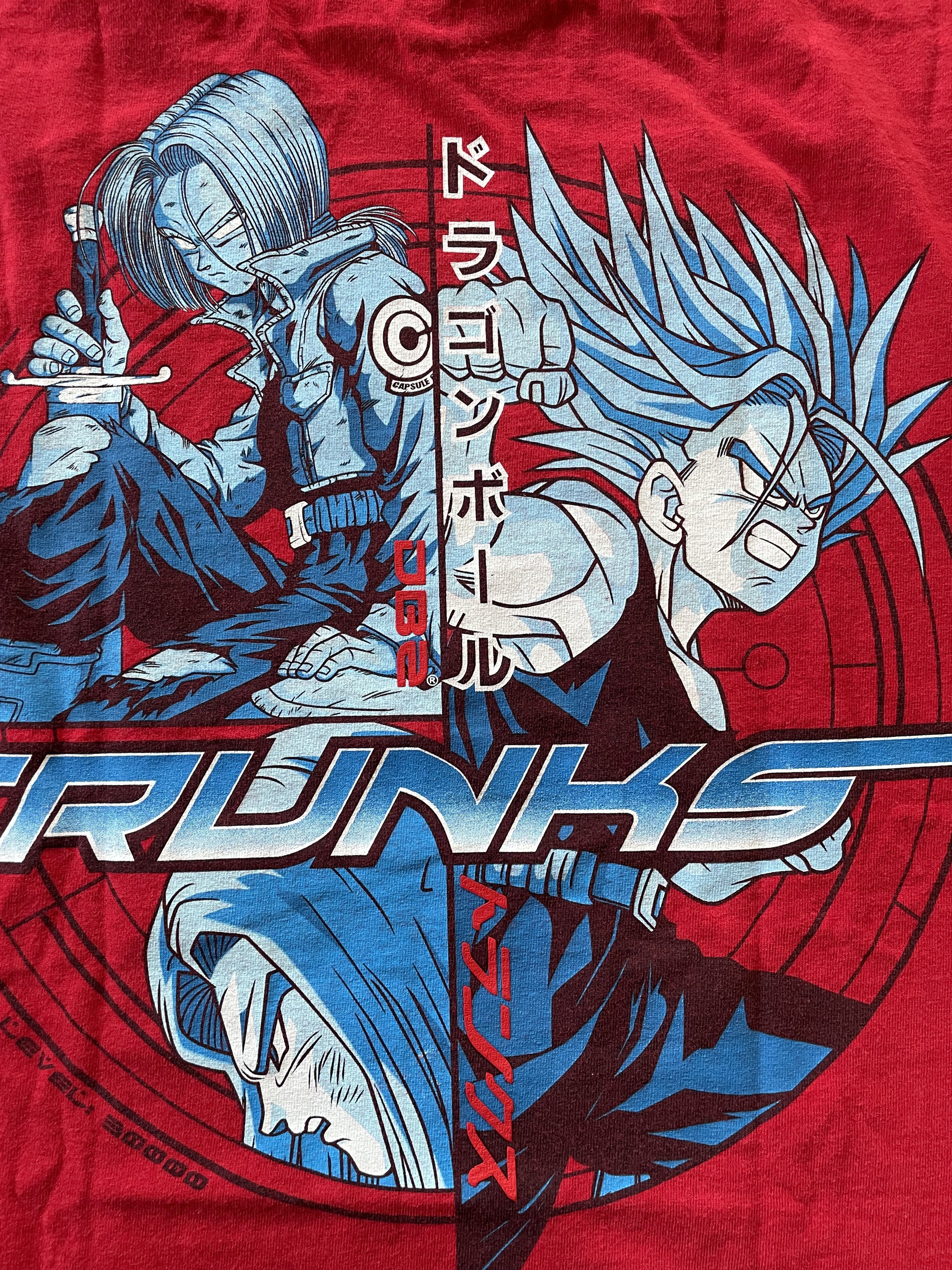 Anime Vintage 2001 Dragon Ball Z Future Trunks T-shirt Red Size US M / EU 48-50 / 2 - 3 Thumbnail
