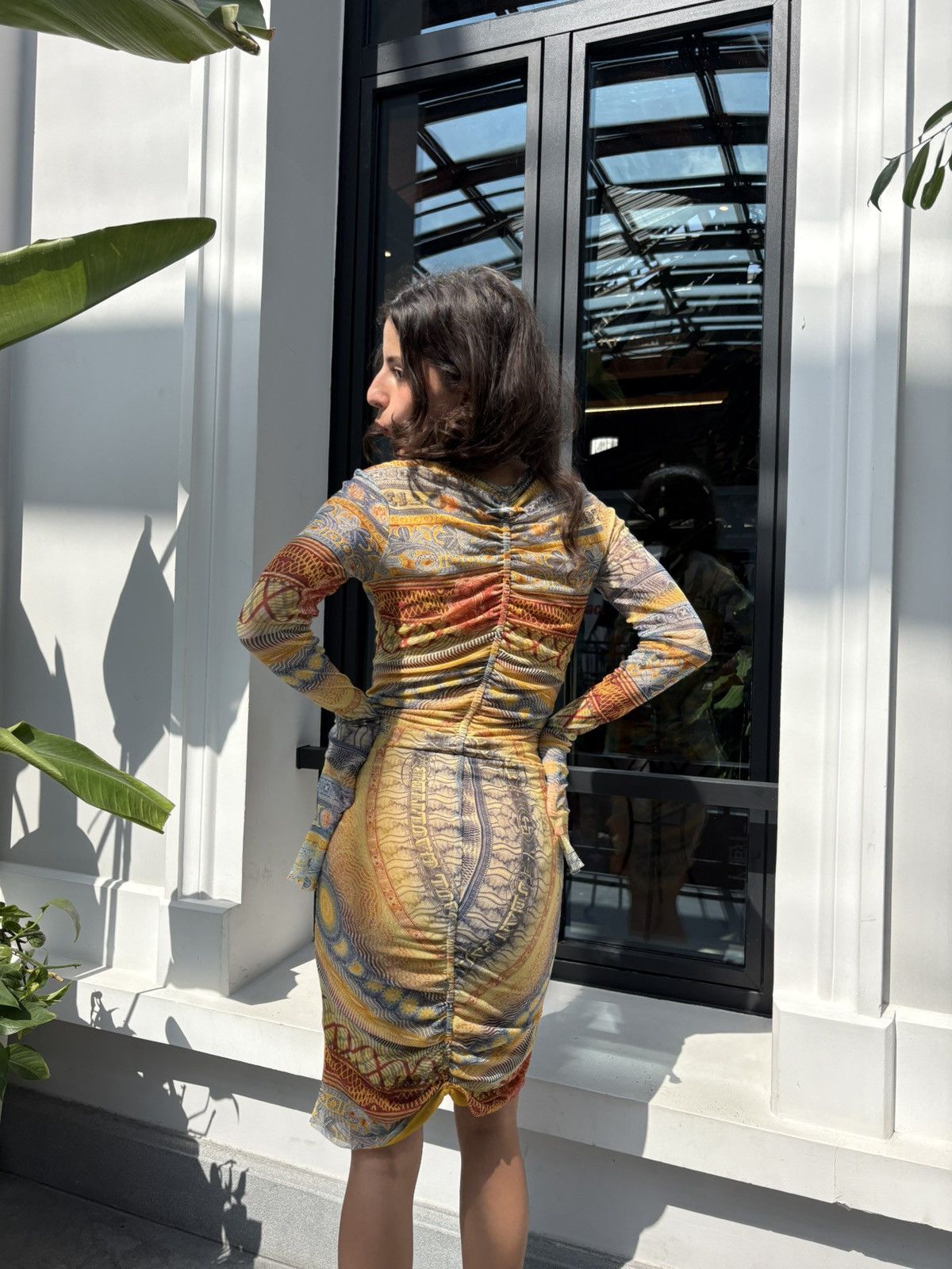 Jean Paul Gaultier Jean Paul Gaultier soleil tattoo print dress Size S / US 4 / IT 40 - 6 Thumbnail