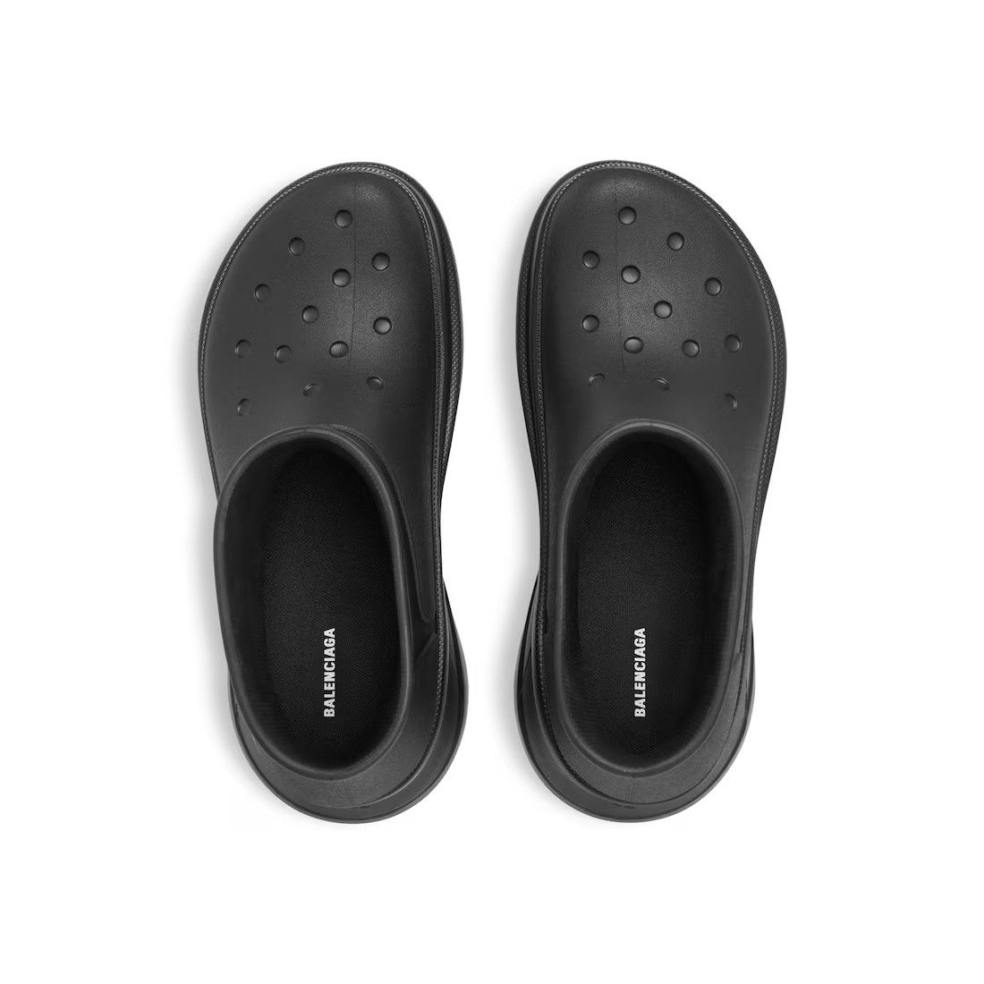 Balenciaga × Crocs o1w1db10525 Crocs™ Booties in Black Size US 8 / EU 41 - 6 Thumbnail