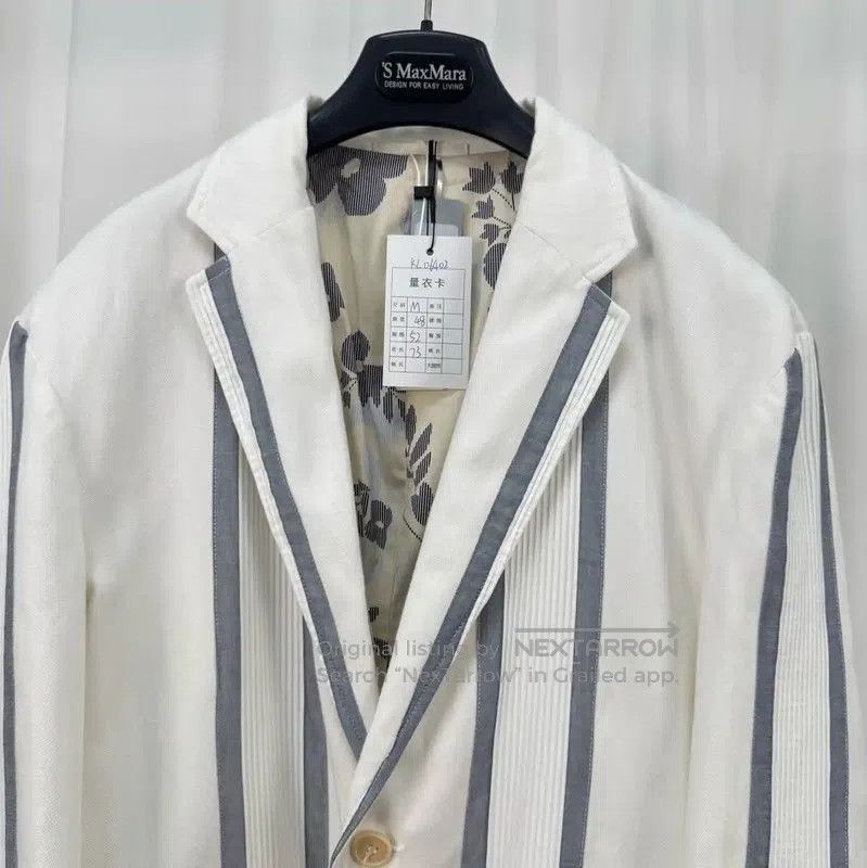 Kenzo KENZO Striped Long Sleeve Blazer for Men . Size US M / EU 48-50 / 2 - 3 Thumbnail