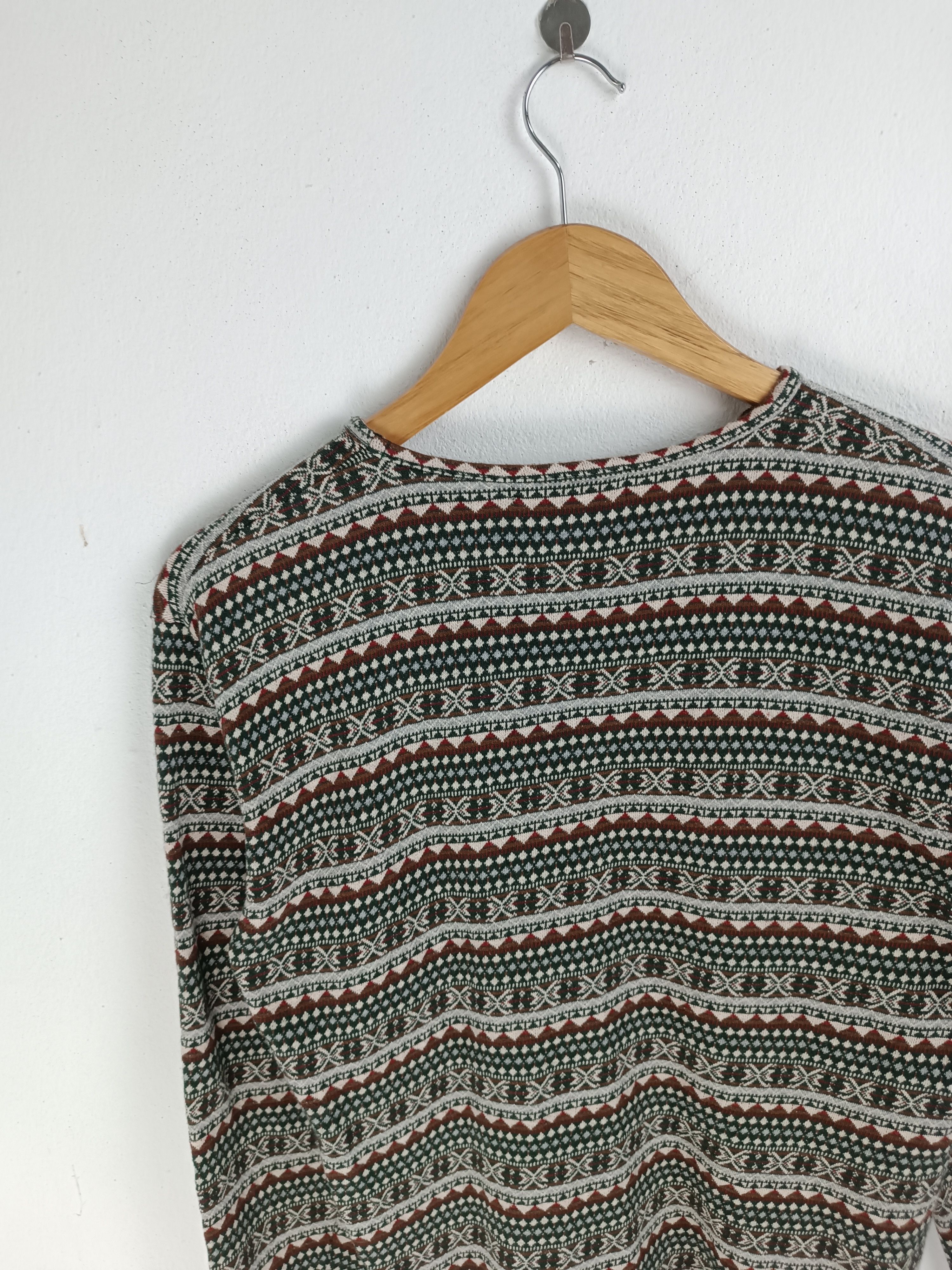 Japanese Brand VINTAGE ATELIER MEIKU TRIBAL RETRO KNITWEAR VERY RARE Size M / US 6-8 / IT 42-44 - 15 Thumbnail