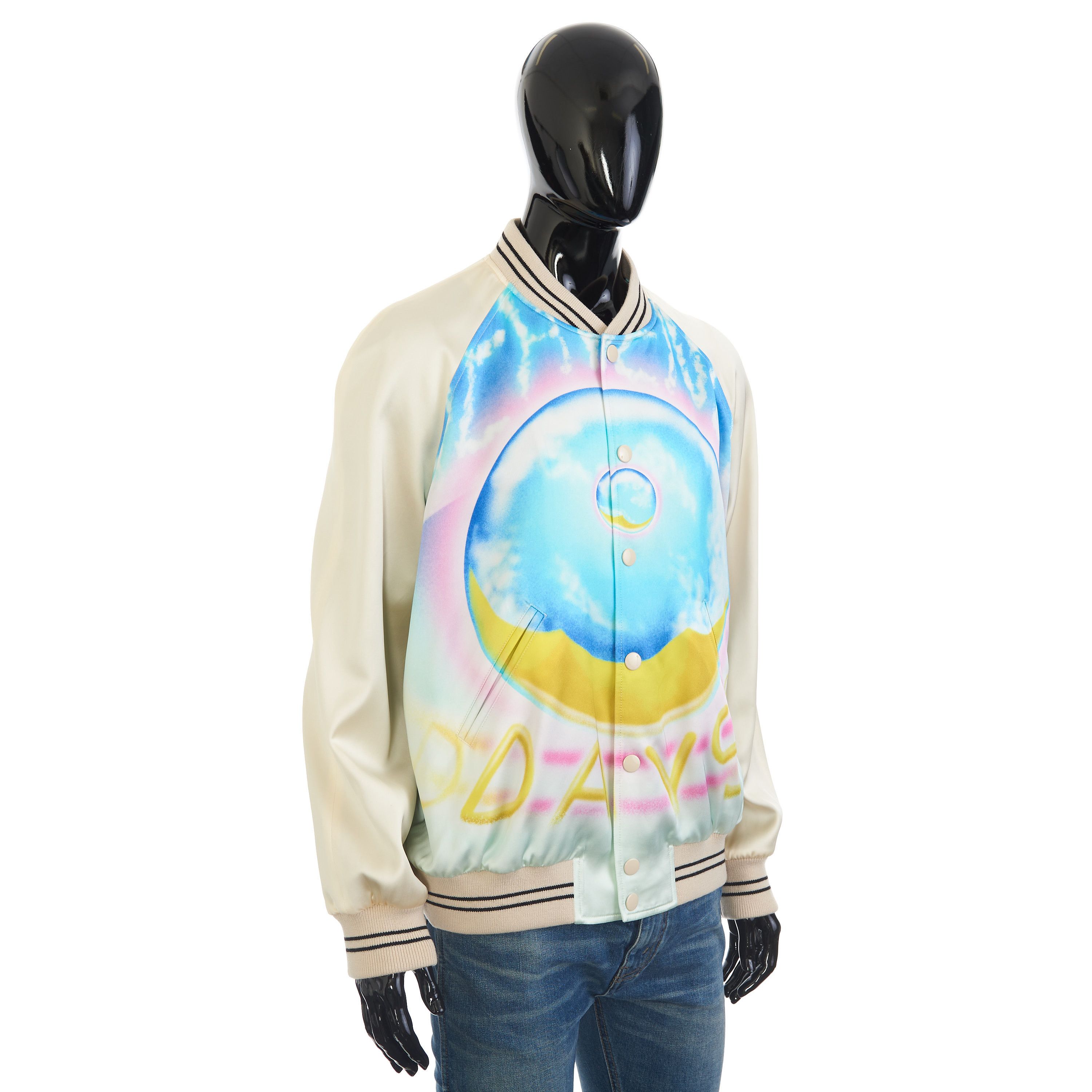 Celine x MARCELO LAVIN “HEAVENLY DAYS” Print Teddy Jacket Size US M / EU 48-50 / 2 - 3 Thumbnail