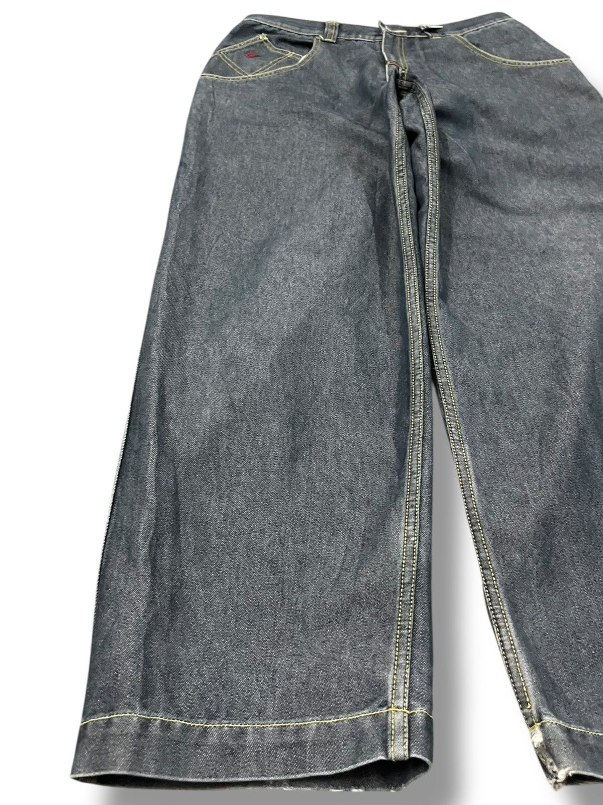 JNCO × Massive Vintage Freaky Massive Bob Baggy Jnco Style Denim Size US 33 - 3 Thumbnail
