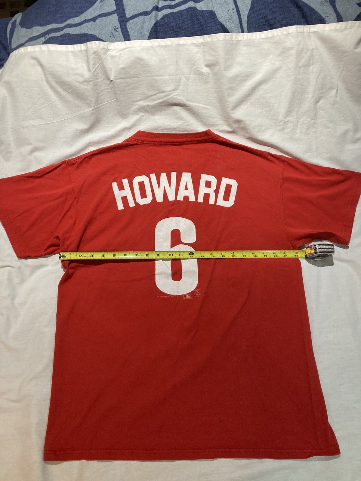 MLB Ryan Howard Jersey Shirt, Size Large, Vintage 2008 Size US L / EU 52-54 / 3 - 6 Thumbnail