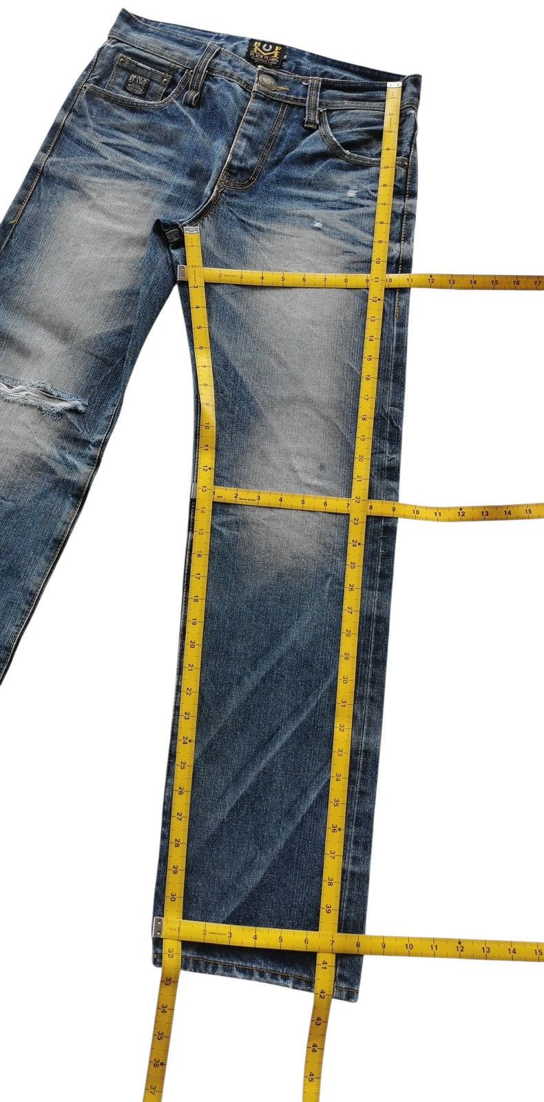 Self Edge Black Flame The Roots Selvedge Denim Jeans Size US 32 / EU 48 - 11 Thumbnail