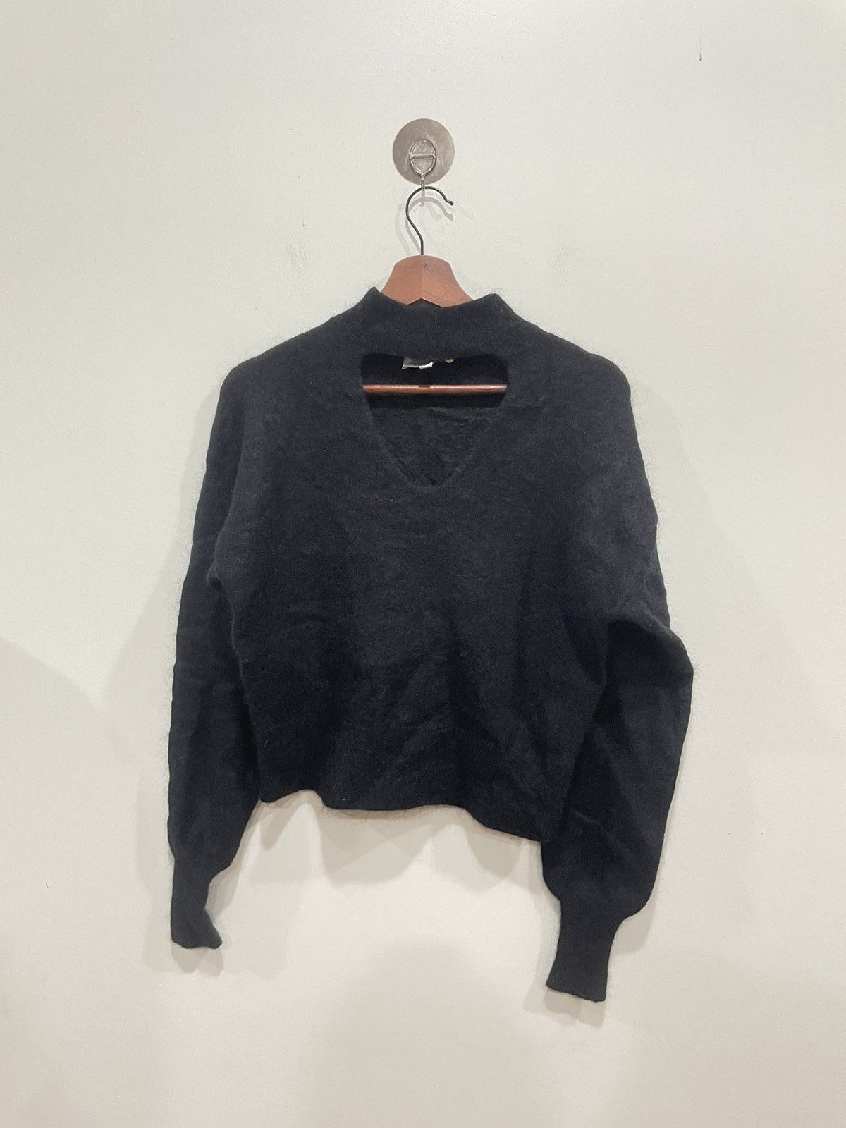 image of Other Stories Mohair Sweater in Black, Women's (Size XS)