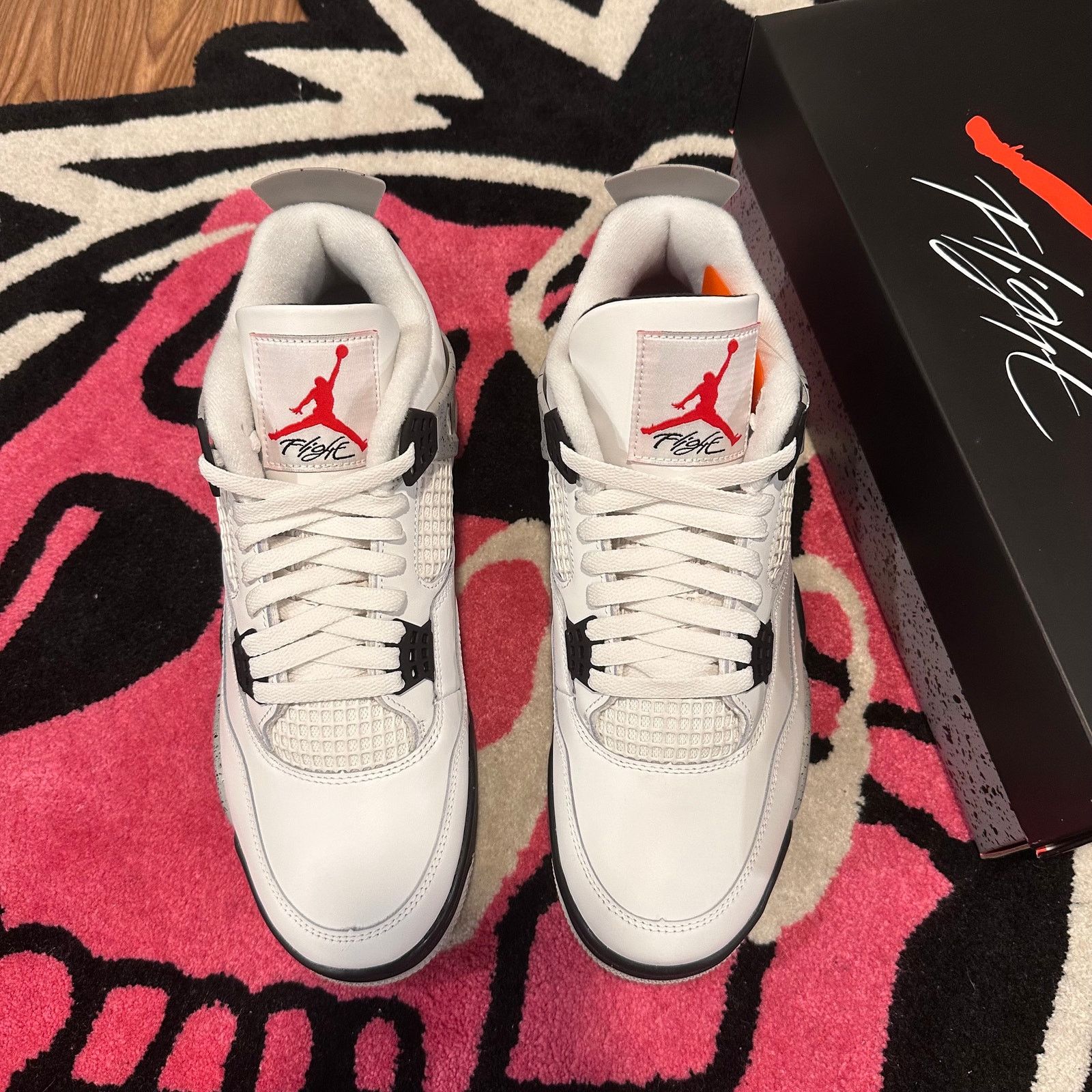 Jordan Brand Jordan 4 Retro White Cement (2025) - Size 11 - Brand New Size US 11 / EU 44 - 2 Thumbnail