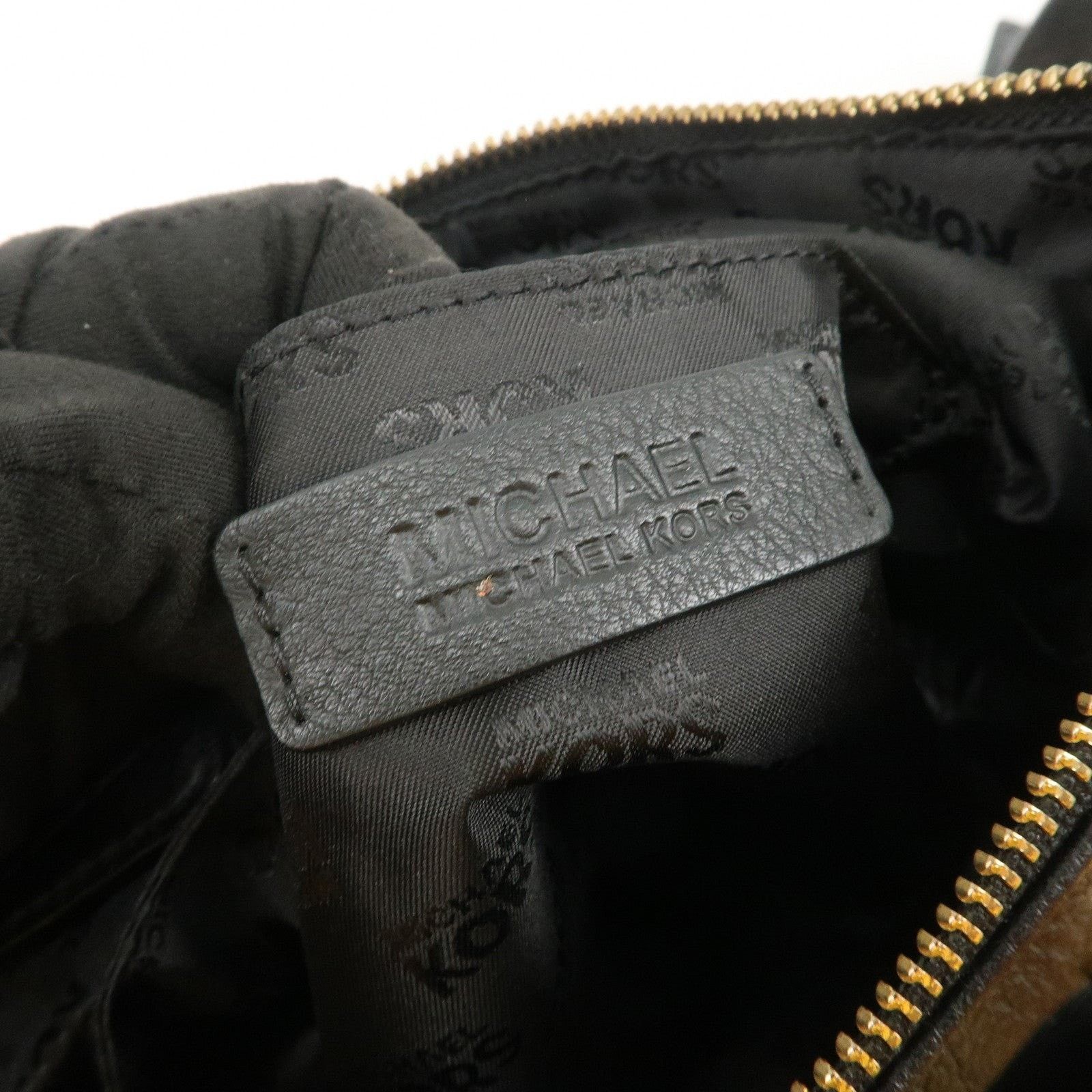 Michael Kors Michael Kors Leather Shoulder Bag Black Size ONE SIZE - 8 Thumbnail