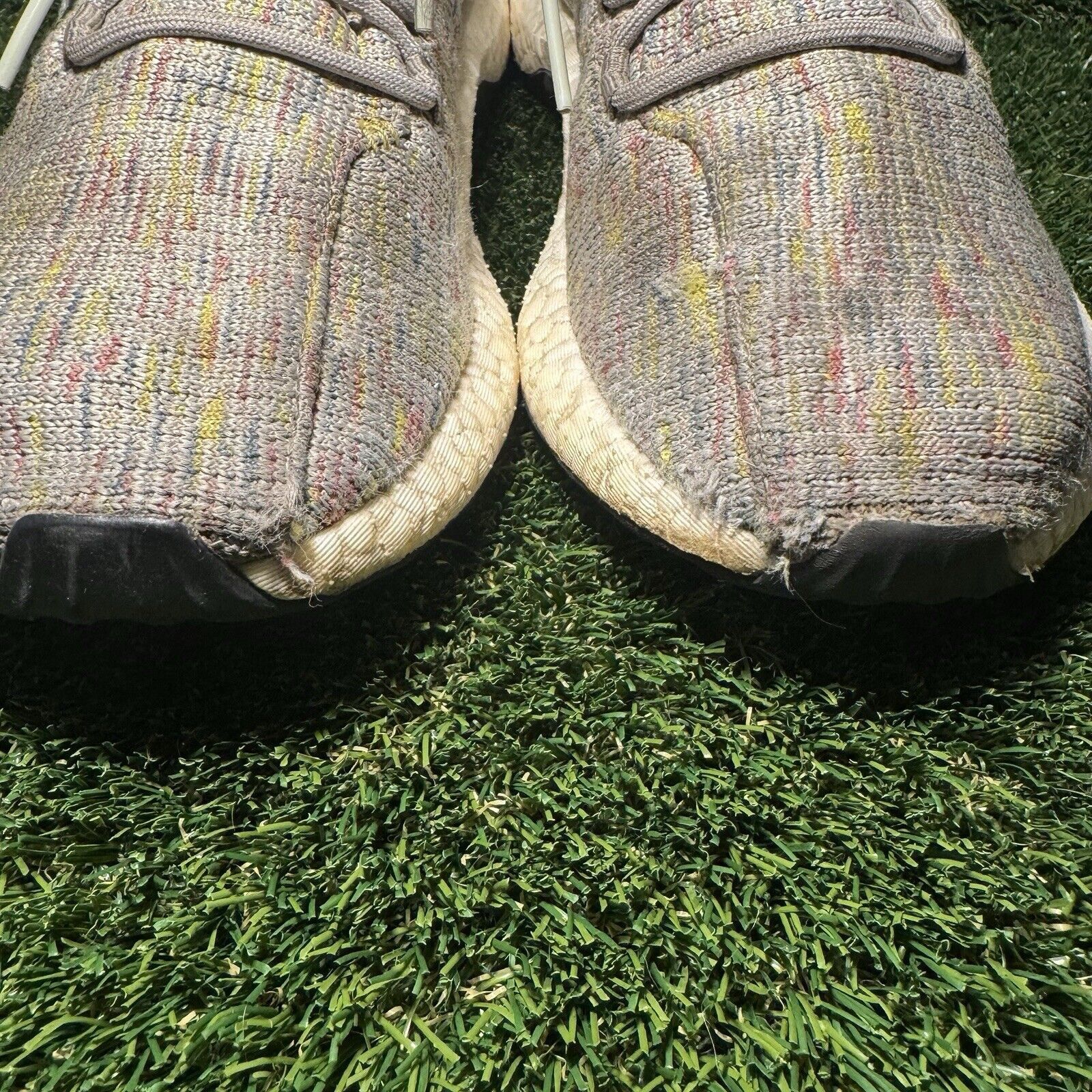 Adidas Size 9 - adidas PureBoost Silver Multi Color Size US 9 / EU 42 - 3 Thumbnail