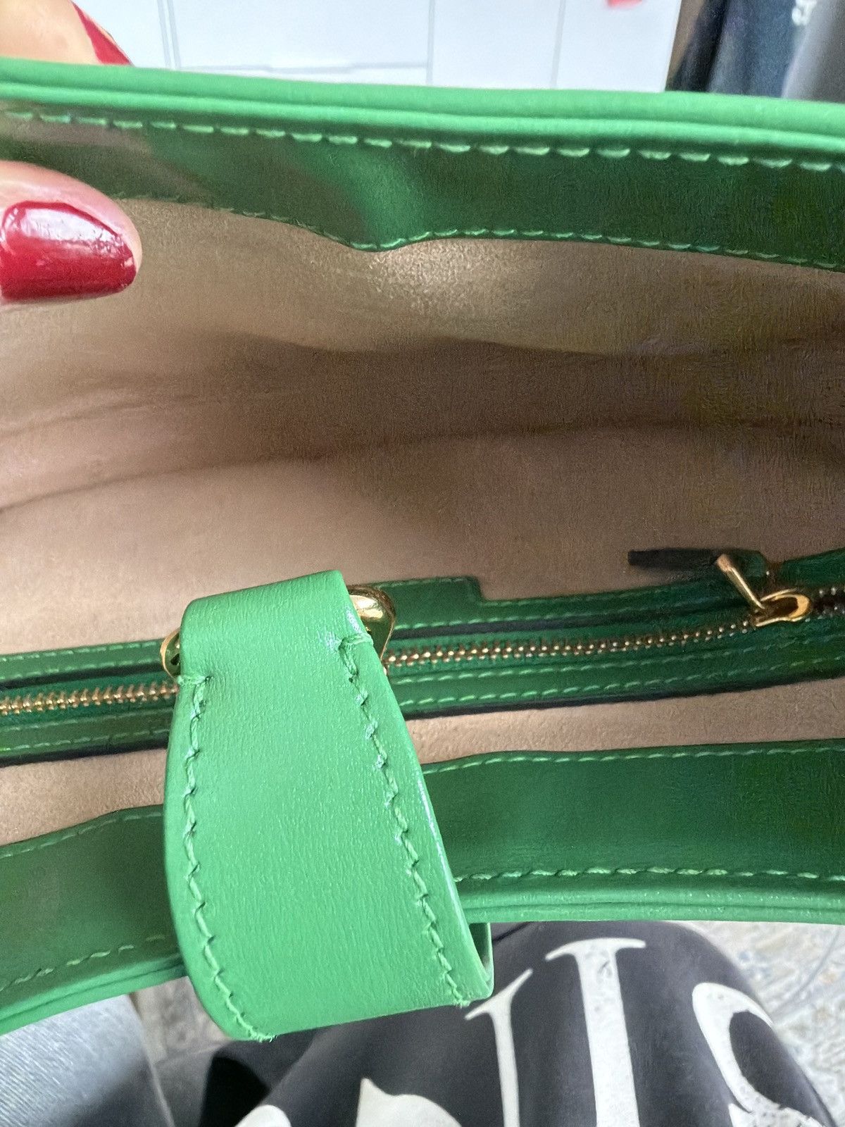 Gucci Gucci Jackie 1961 Medium Green Bag Size ONE SIZE - 5 Thumbnail
