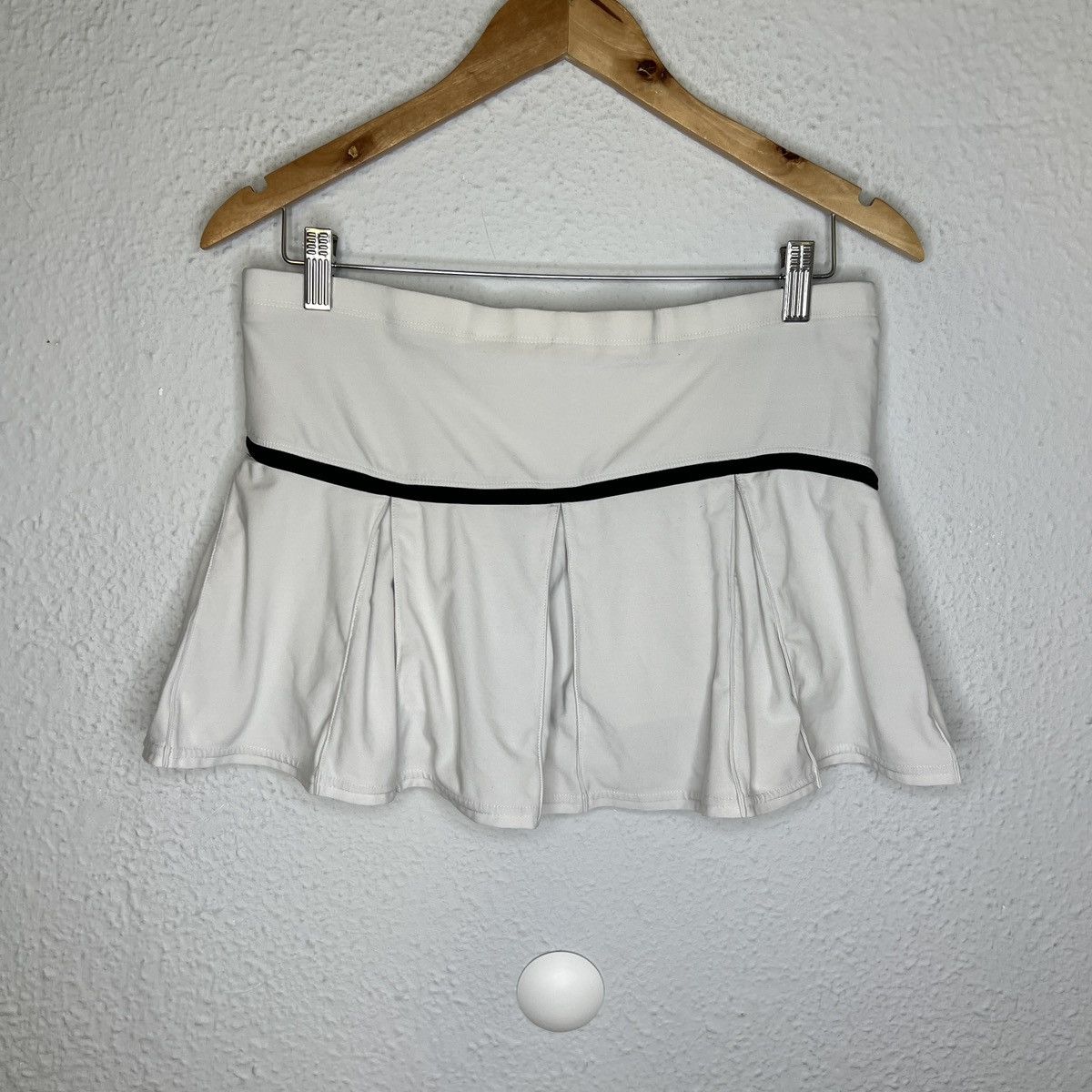 Nike Nike vintage tennis mini skirt y2k white Size 27" / US 4 / IT 40 - 4 Thumbnail