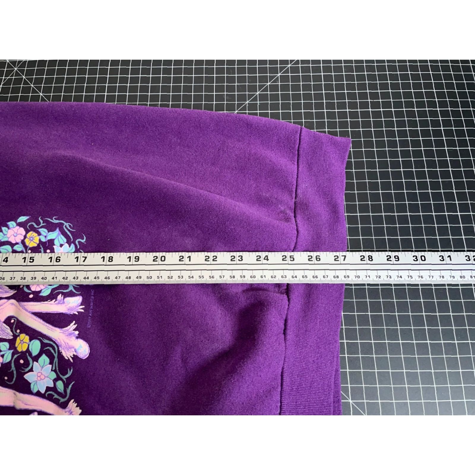 Fruit Of The Loom VINTAGE Fruit of the Loom 90s Unicorn Sweatshirt Raglan Sleeve Crew Neck XL Purple Adult Womens Size XL / US 12-14 / IT 48-50 - 6 Thumbnail