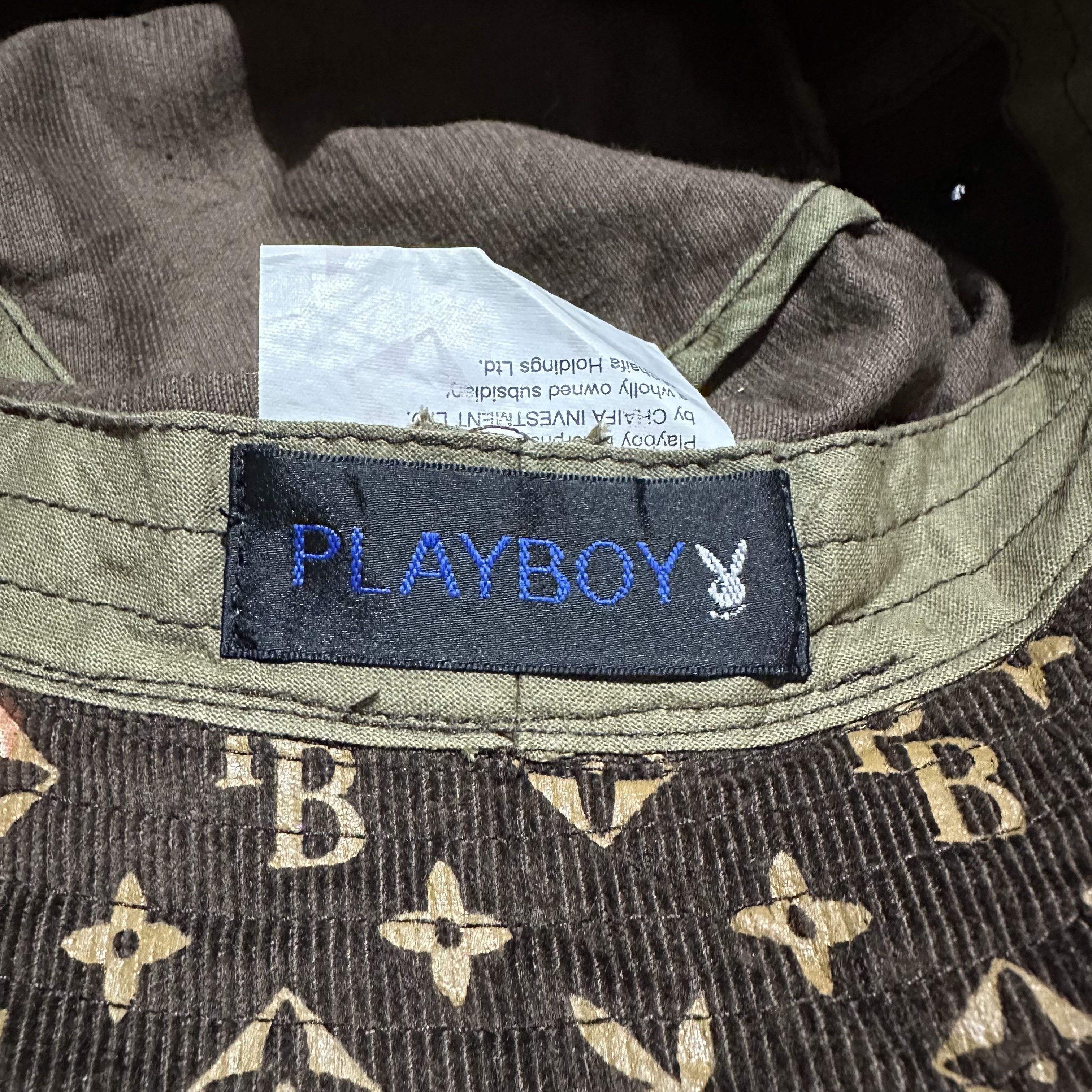 Playboy Vintage Playboy Louis Vuitton Corduroy Bucket Hat Size ONE SIZE - 6 Thumbnail
