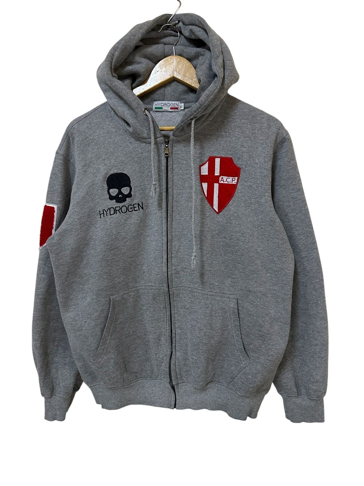 HYDROGEN HYDROGEN Hoodie Full Zip Size US XL / EU 56 / 4 - 2 Thumbnail