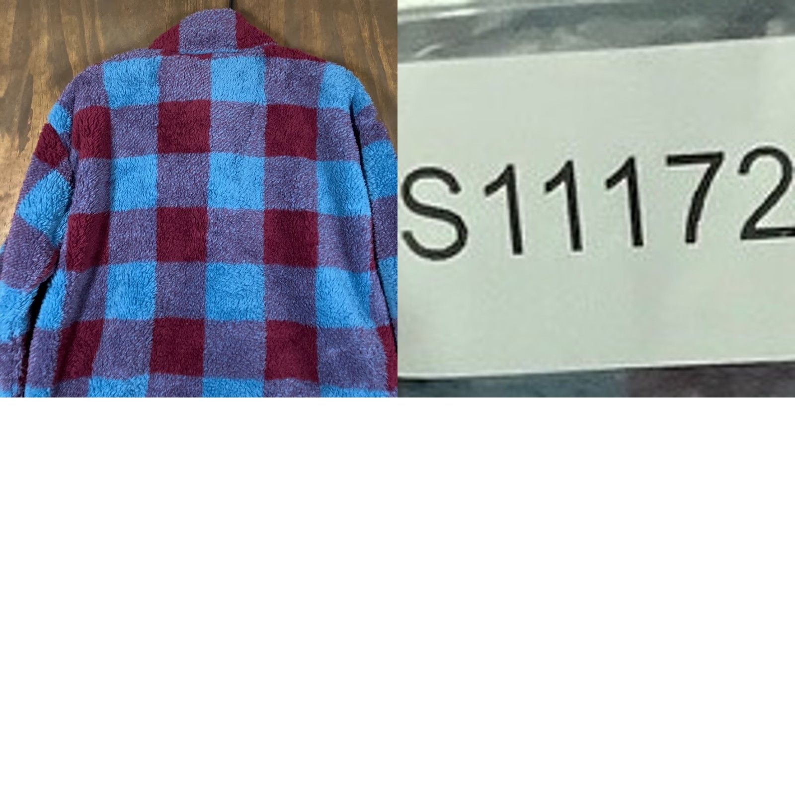 Eddie Bauer VINTAGE Eddie Bauer Womens Sweater Blue Plaid Ultra Soft 1/4 Zip Plush Fleece L Size L / US 10 / IT 46 - 8 Thumbnail