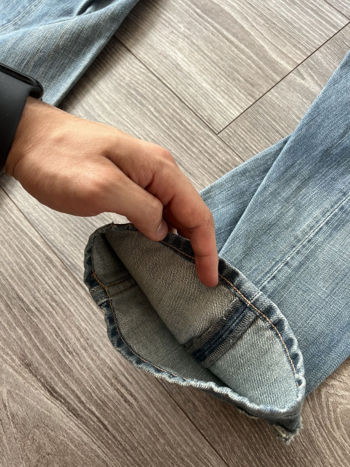 Allsaints Archival Allsaints Japan Denim Spitalfields Knees Jeans Size US 28 / EU 44 - 8 Thumbnail
