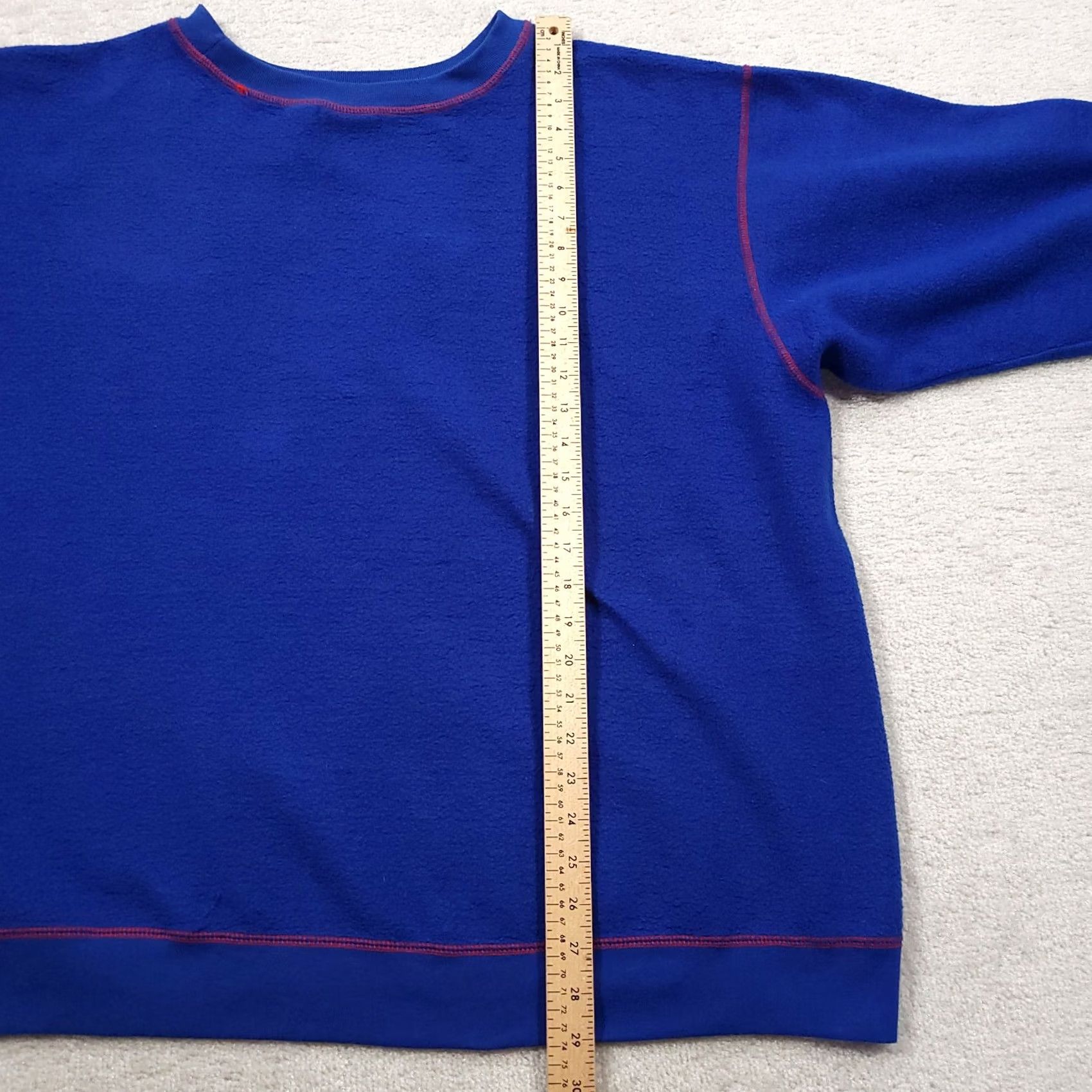 CO VINTAGE Route 66 Clothing Co Crew Neck Sweatshirt Mens 2XL Blue Long Sleeve Shirt Size US XXL / EU 58 / 5 - 6 Thumbnail