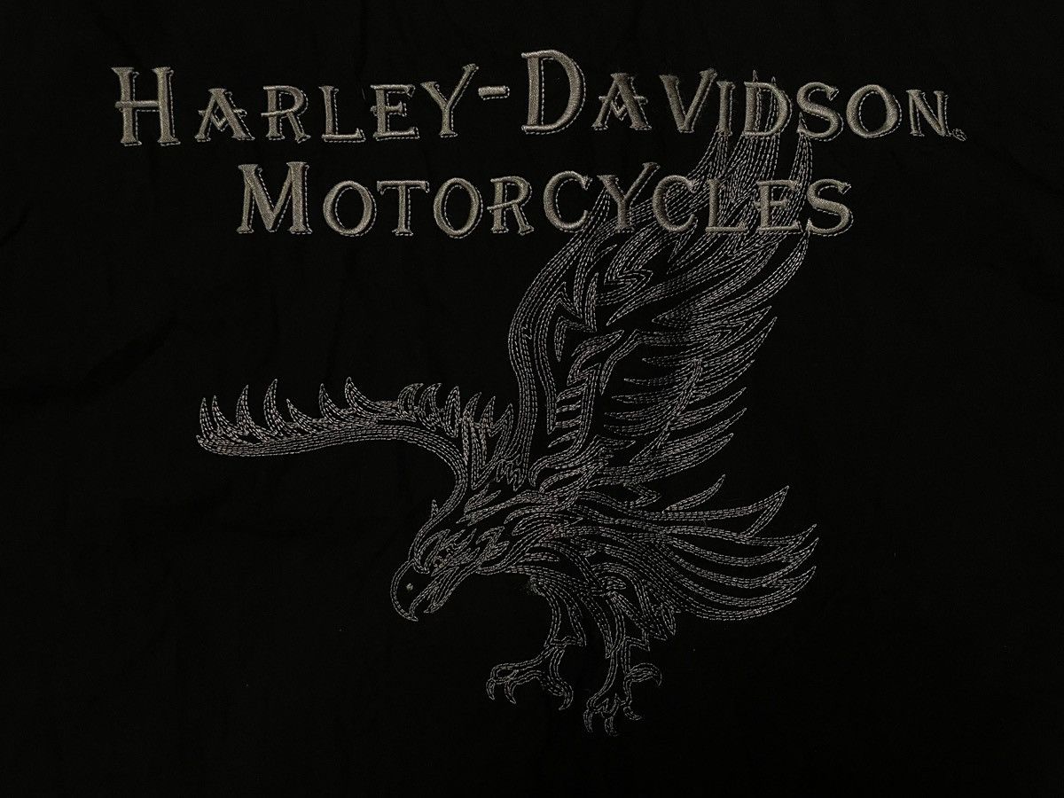 Harley Davidson Vintage 1990s Harley Davidson eagle embroidered button up Size US XL / EU 56 / 4 - 4 Thumbnail