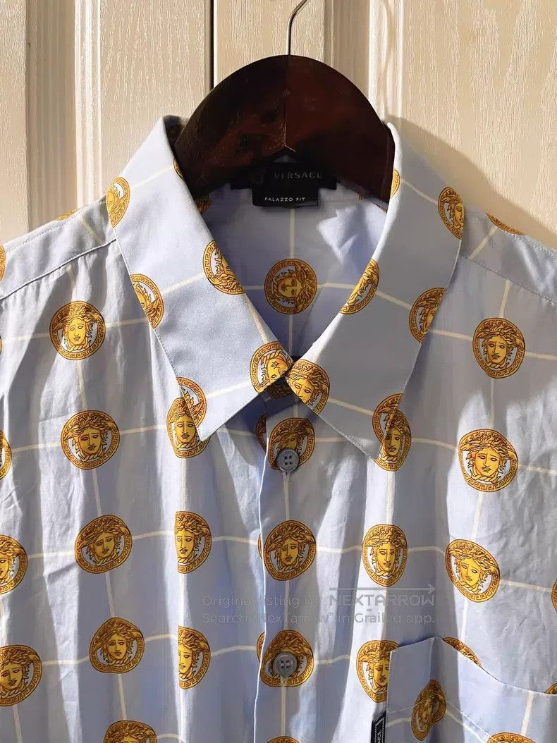 Versace Versace Printed long-sleeved shirt Size XXL / US 16-18 / IT 52-54 - 3 Thumbnail