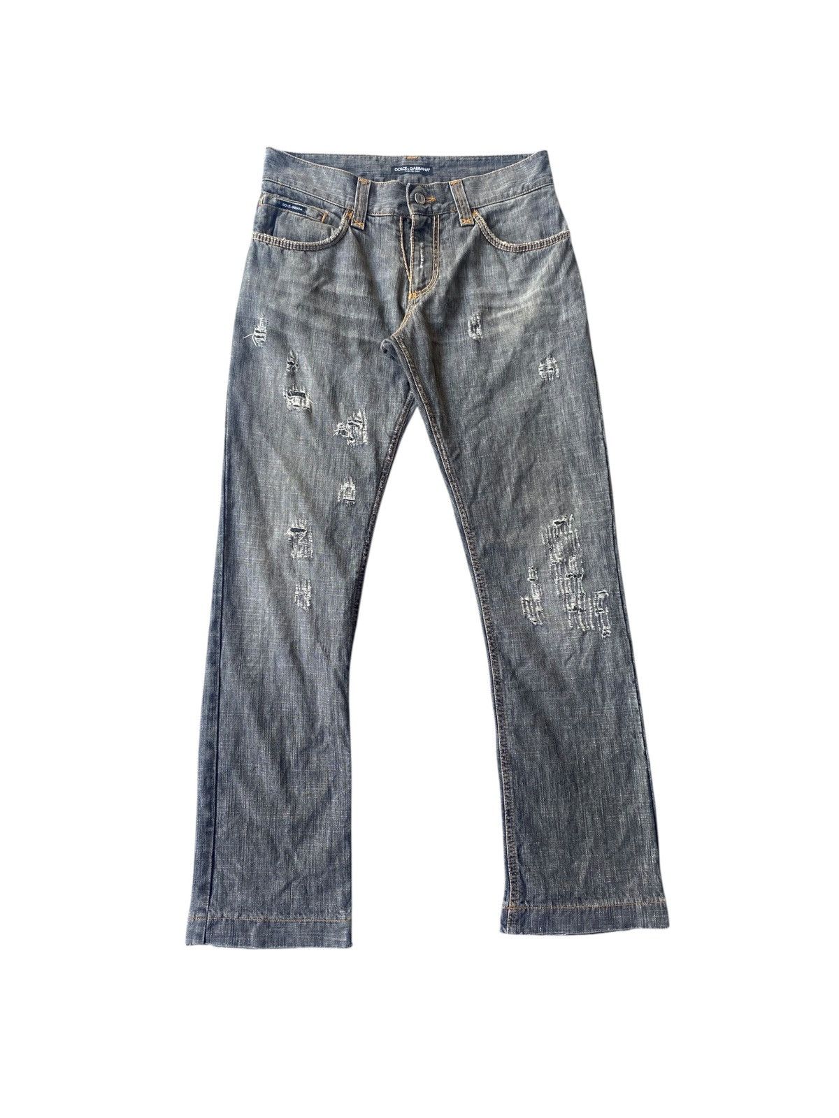 Dolce & Gabbana Dolce & Gabbana Distressed Denim Size US 32 / EU 48 - 1 Thumbnail