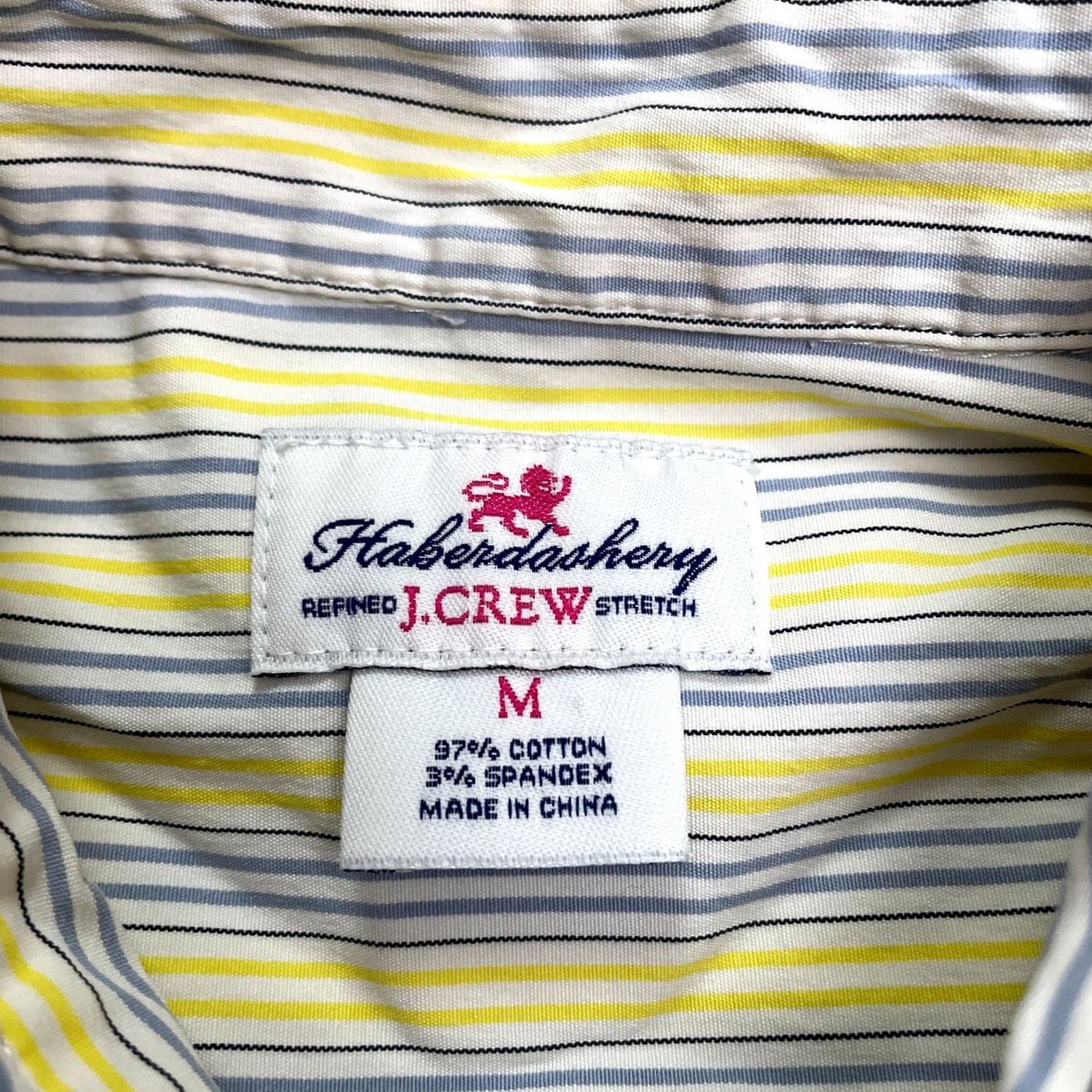 J.Crew J.Crew Haberdashery Shirt Womens Medium Multi Striped Button Down Stretch Casual Size M / US 6-8 / IT 42-44 - 4 Thumbnail