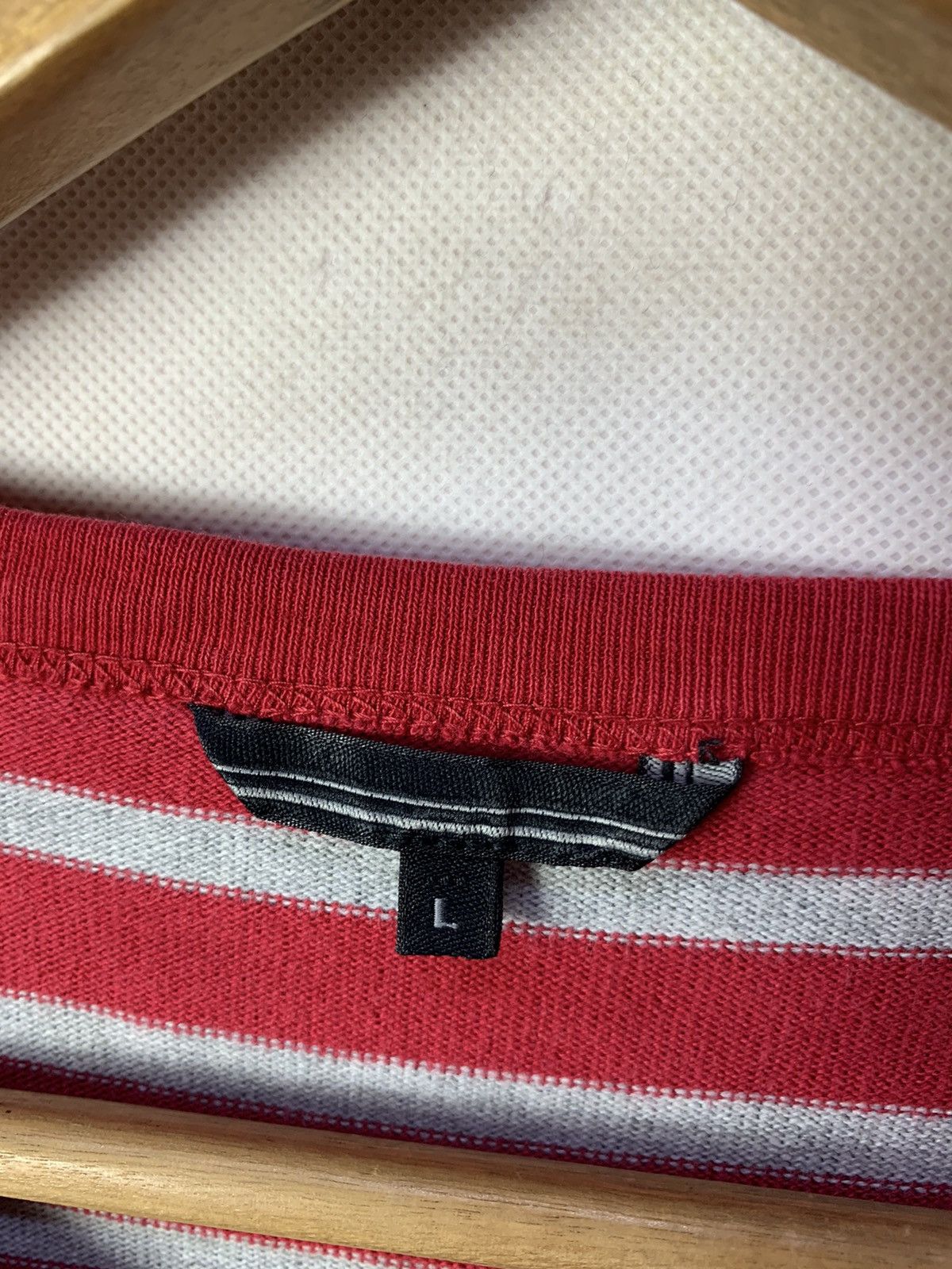 Japanese Brand × Uniqlo 🔥 Uniqlo Red Stripes Nirvana Kurt Cobain Grunge Style Size US M / EU 48-50 / 2 - 4 Thumbnail
