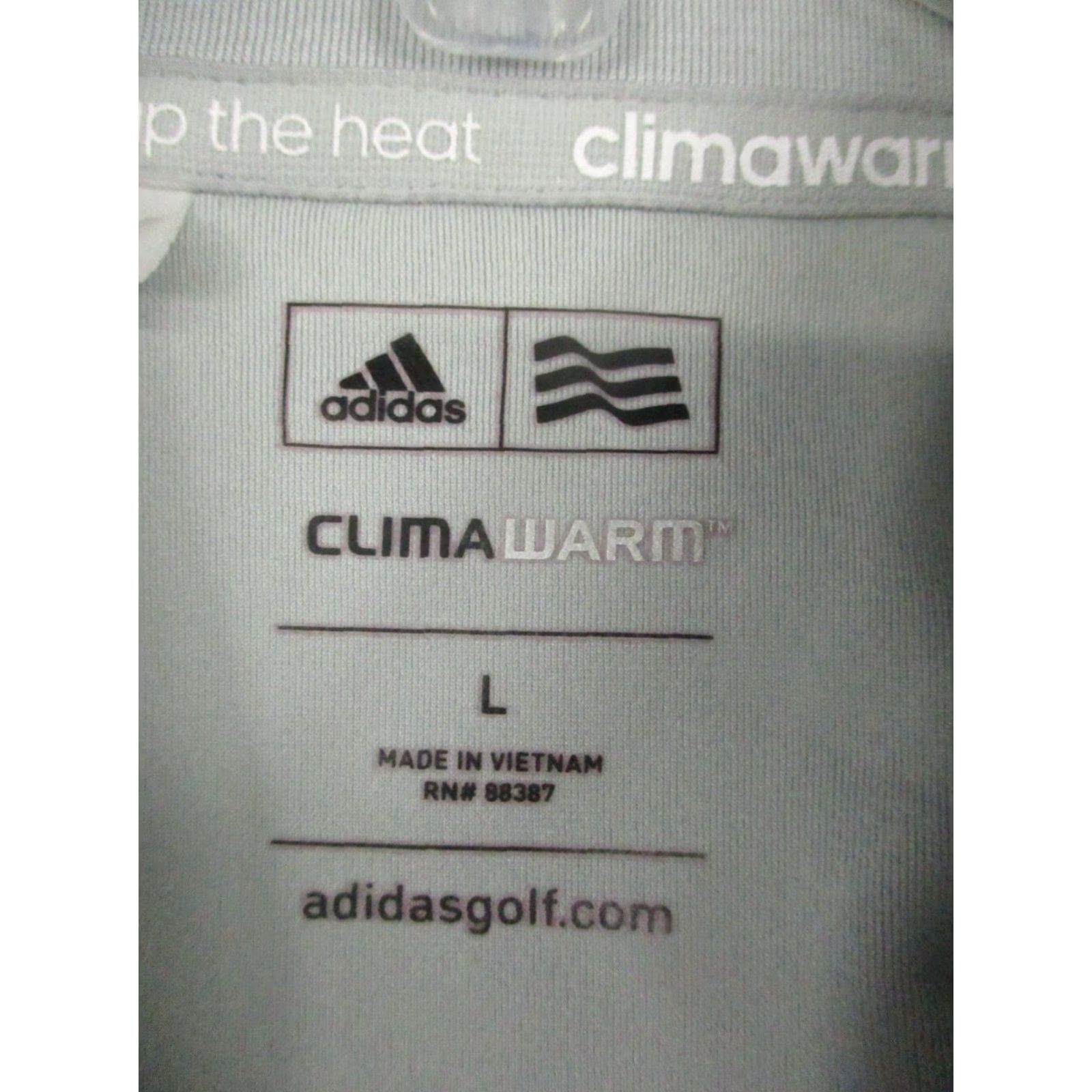Adidas Adidas Track Jacket Gray Large Climawarm Golf Full Zip Size US L / EU 52-54 / 3 - 5 Thumbnail