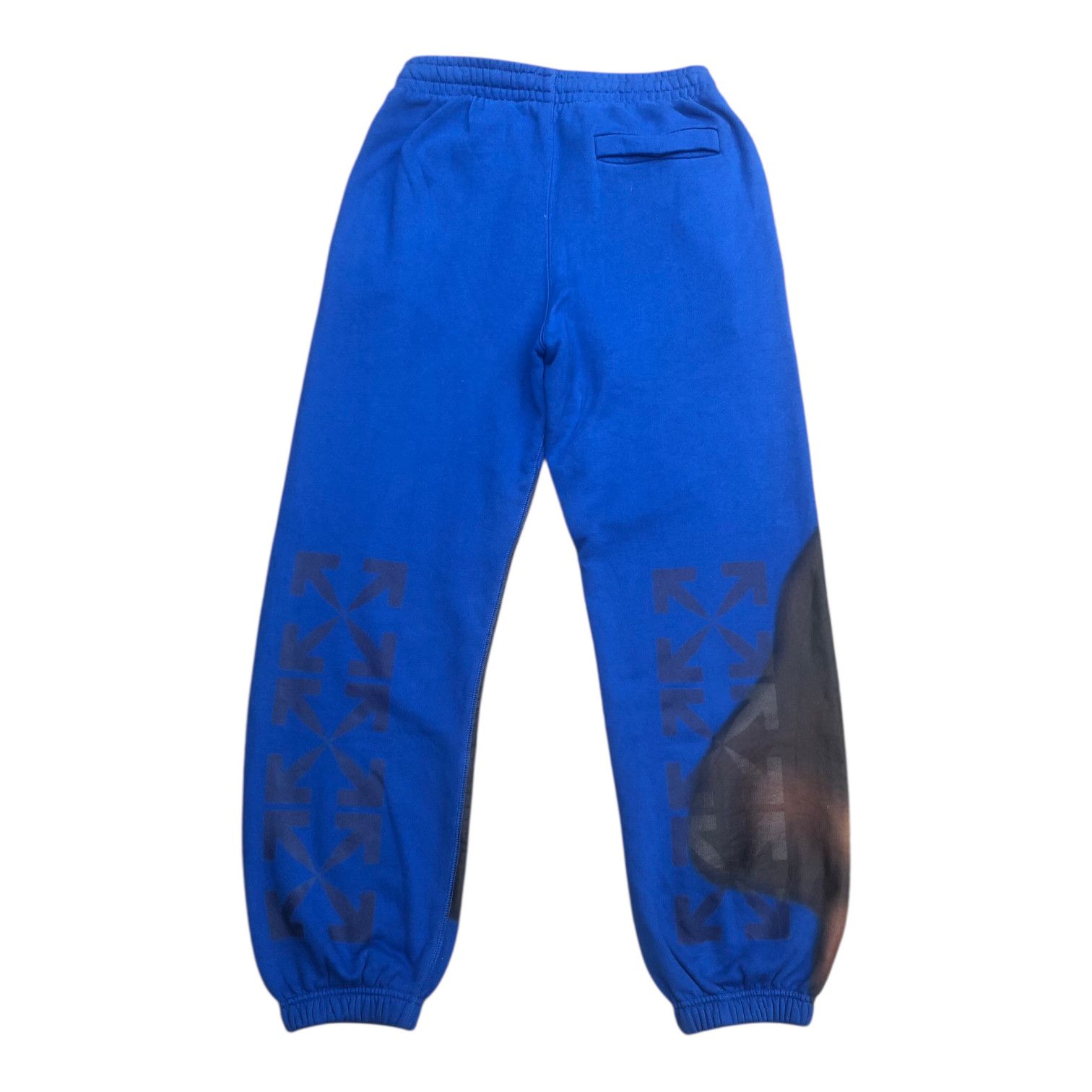 Off-White 💯OFF-WHITE c/o VIRGIL ABLOH Blue Mona Lisa SweatPants Size US 32 / EU 48 - 2 Thumbnail