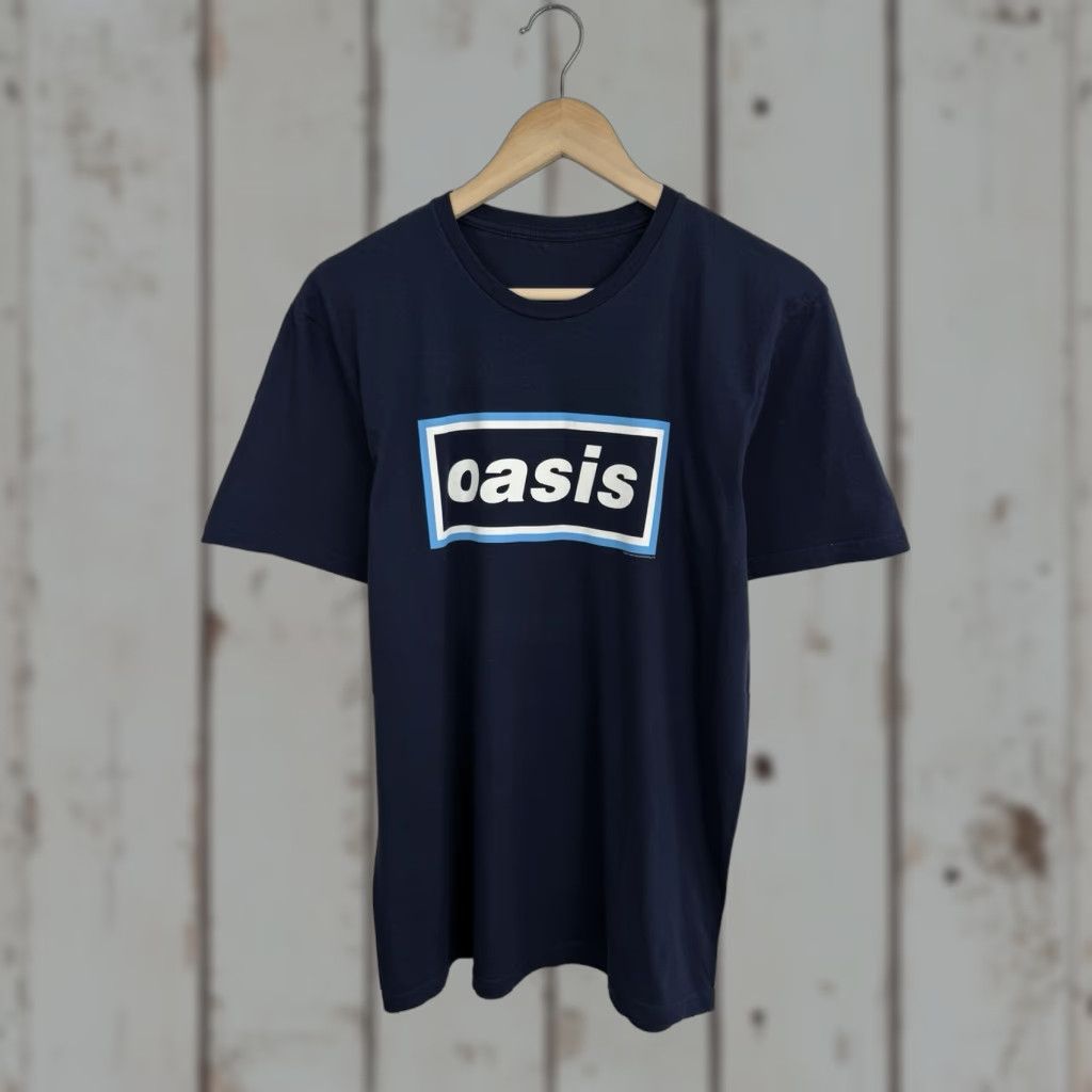 Vintage VINTAGE Oasis Maine Road 96 T-Shirt Liam Gallagher 2024 Size M Blue Mens Shirt Size US M / EU 48-50 / 2 - 1 Thumbnail