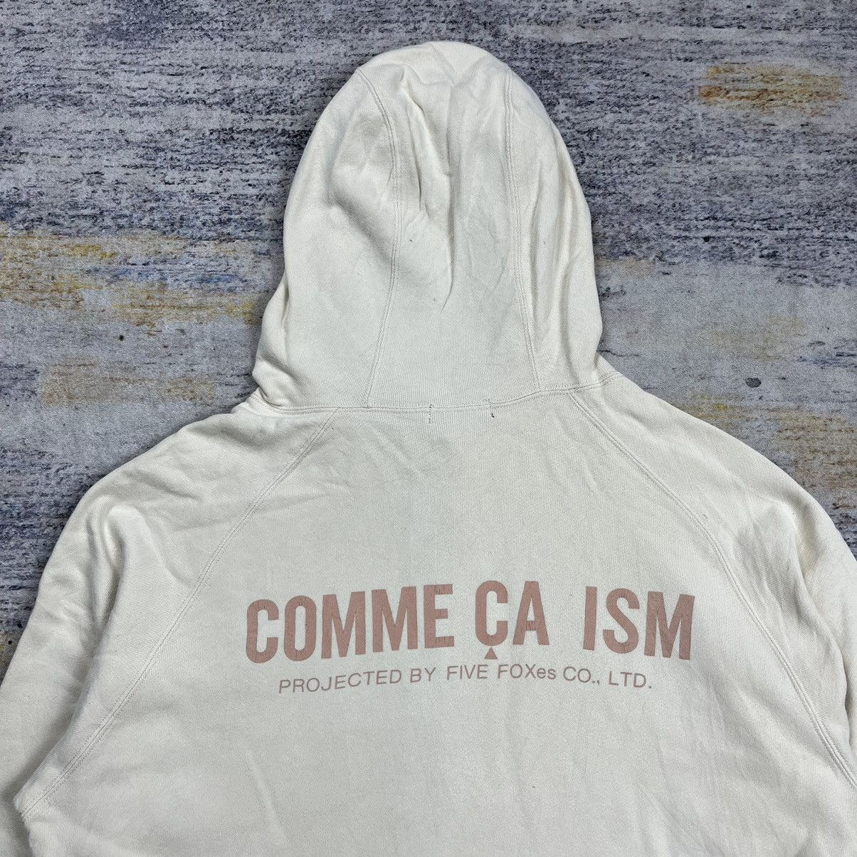 Comme Ca Ism × Japanese Brand Vintage 90s Comme Ca ism big logo printed zip hoodie Size US M / EU 48-50 / 2 - 5 Thumbnail