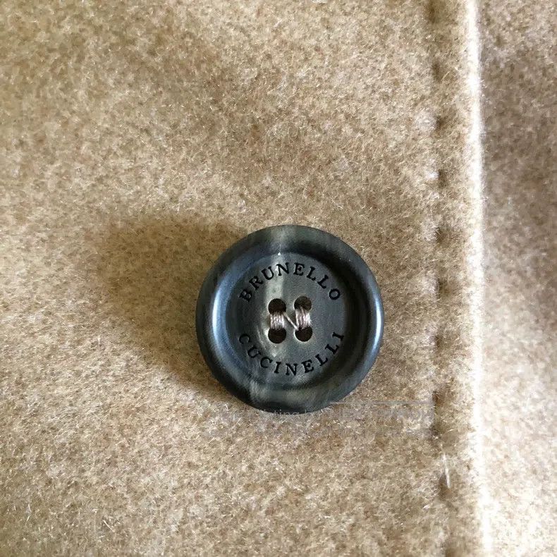 Brunello Cucinelli Brunello Cucinelli Elephant Grey Suede and Cashmere Patchw Size L / US 10 / IT 46 - 3 Thumbnail