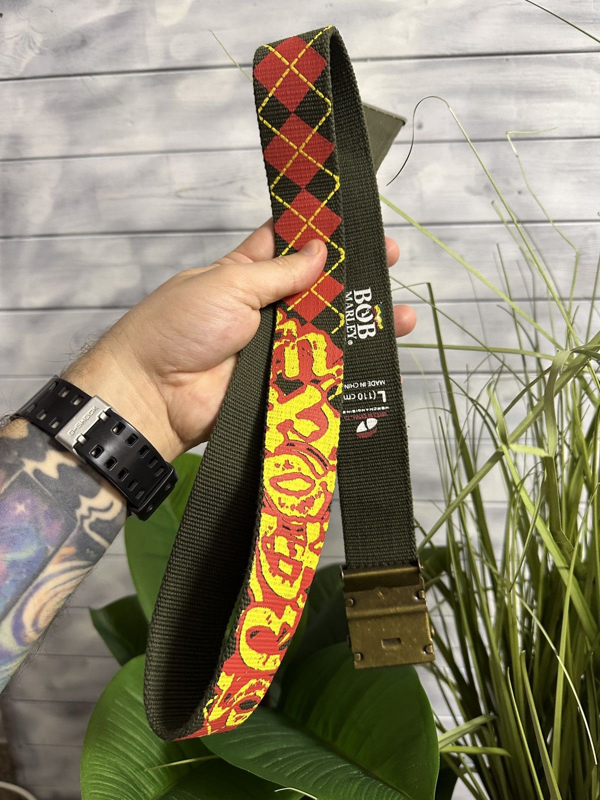 Band Tees Rare Vintage Belt Bob Marley 2007 Size ONE SIZE - 8 Thumbnail