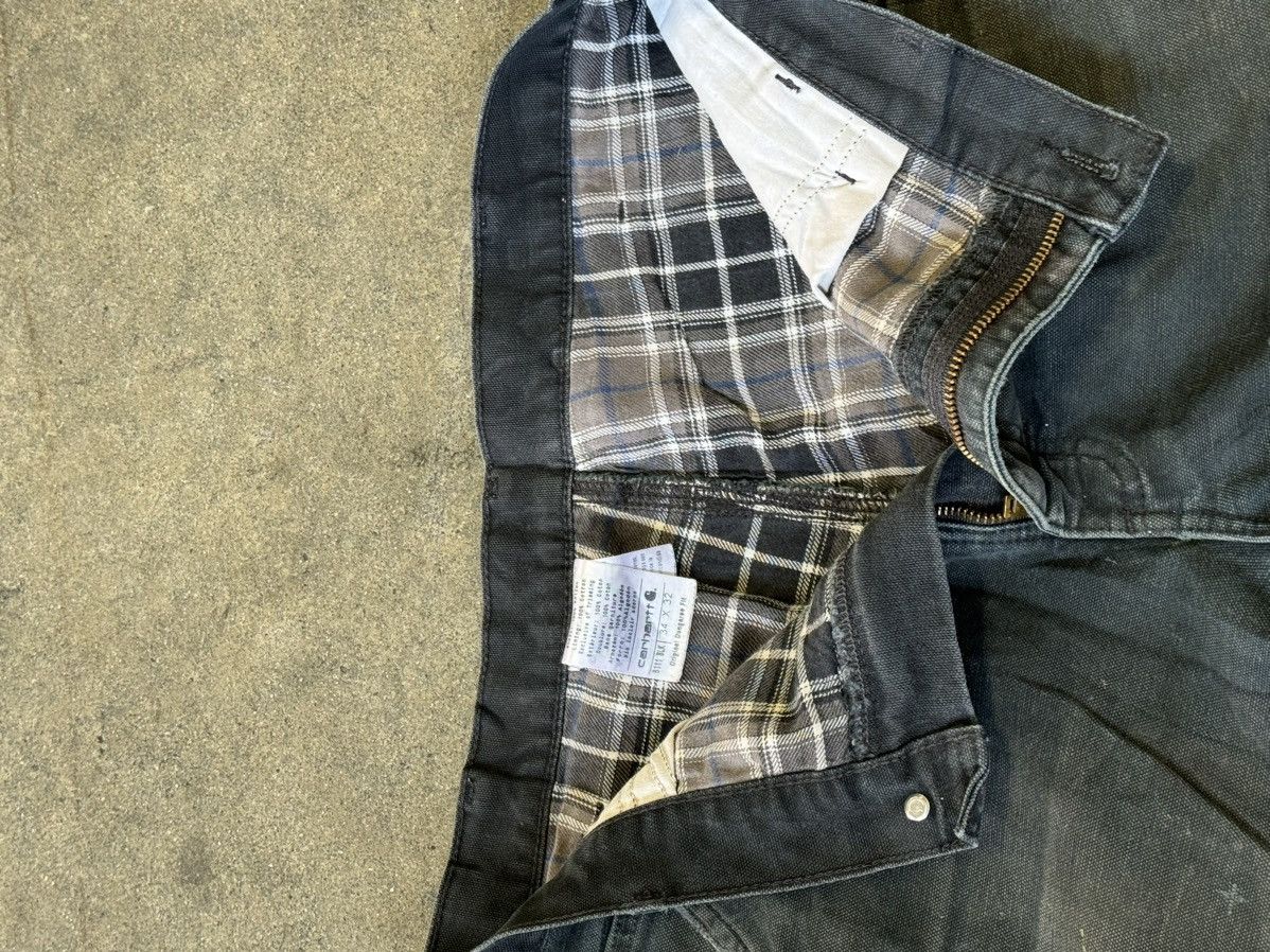 Carhartt × Vintage Crazy Vintage 90s Blanket Lined Carhartt Dungaree Work Pants Size US 34 / EU 50 - 3 Thumbnail