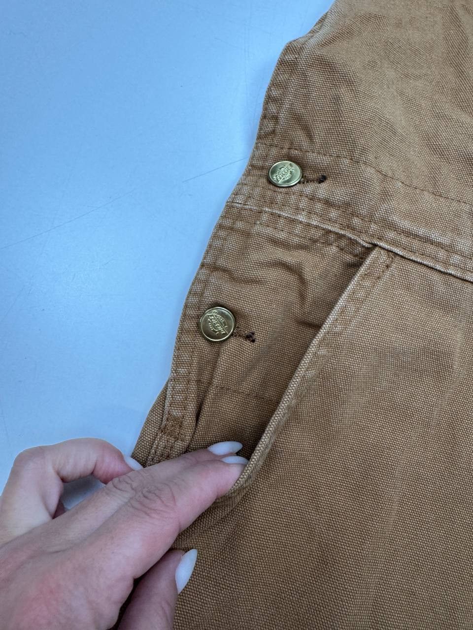 Dickies Vintage Dickies Arbeitslatzhose Herren Braun Size US 38 / EU 54 - 5 Thumbnail