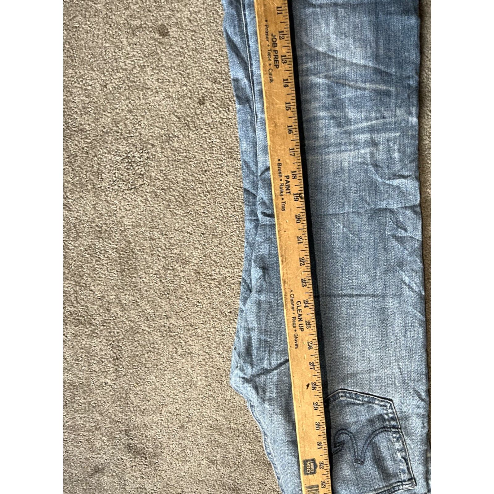 Vintage AG Adriano Goldschmied Jeans Women Sz 27R The Angel Bootcut Stretch Jeans Size 27" / US 4 / IT 40 - 7 Thumbnail