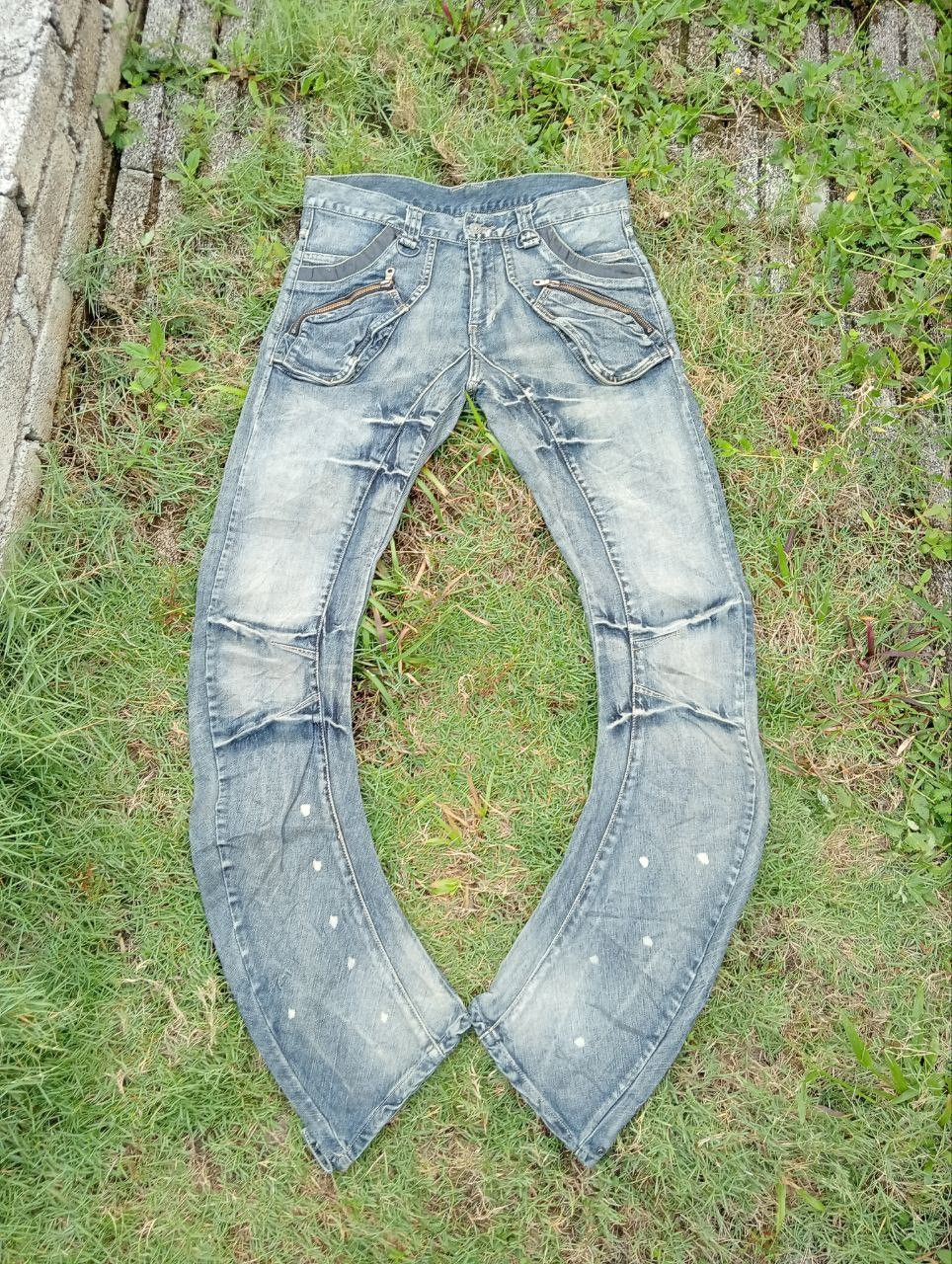 PPFM VINTAGE PPFM JAPAN CURVE JEANS Size US 34 / EU 50 - 2 Thumbnail