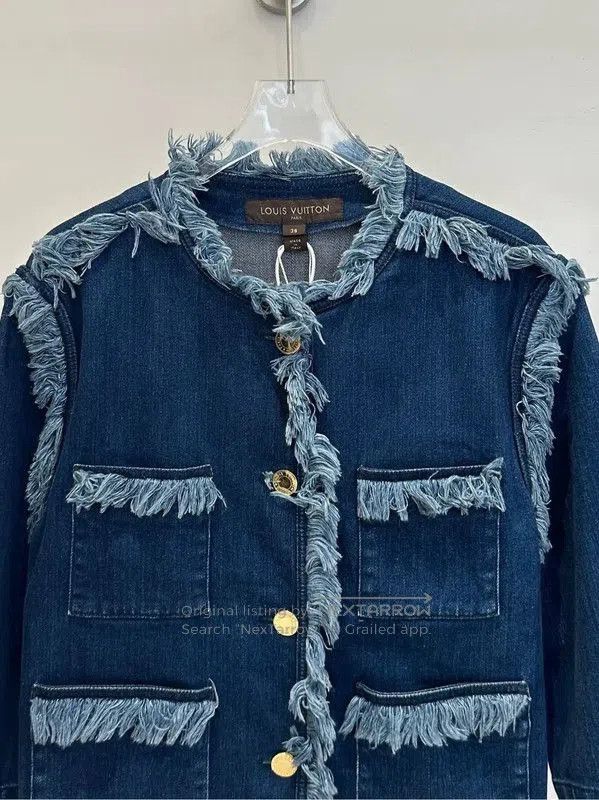 Other Louis Vuitton Fringe Denim Jacket for Women . Size S / US 4 / IT 40 - 2 Thumbnail