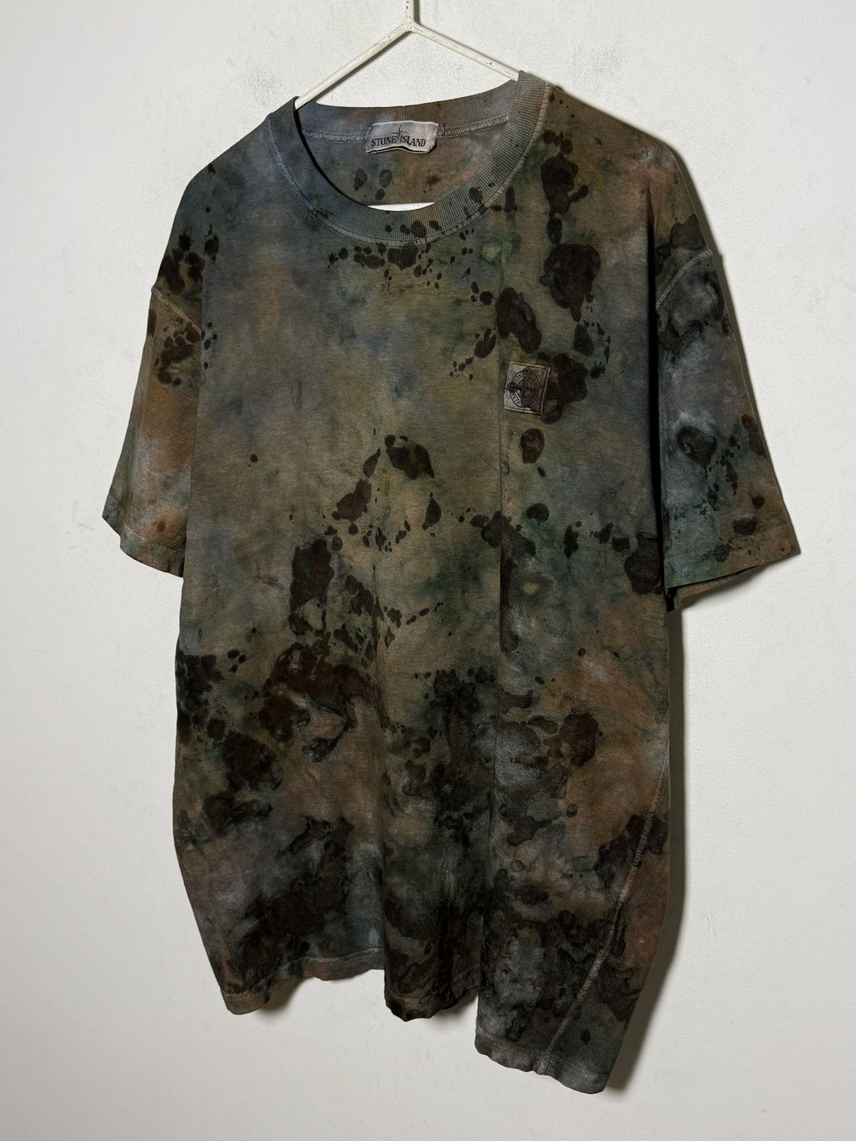 Stone Island stone island 1of1 overdyed painters t shirt Size US XXL / EU 58 / 5 - 2 Thumbnail
