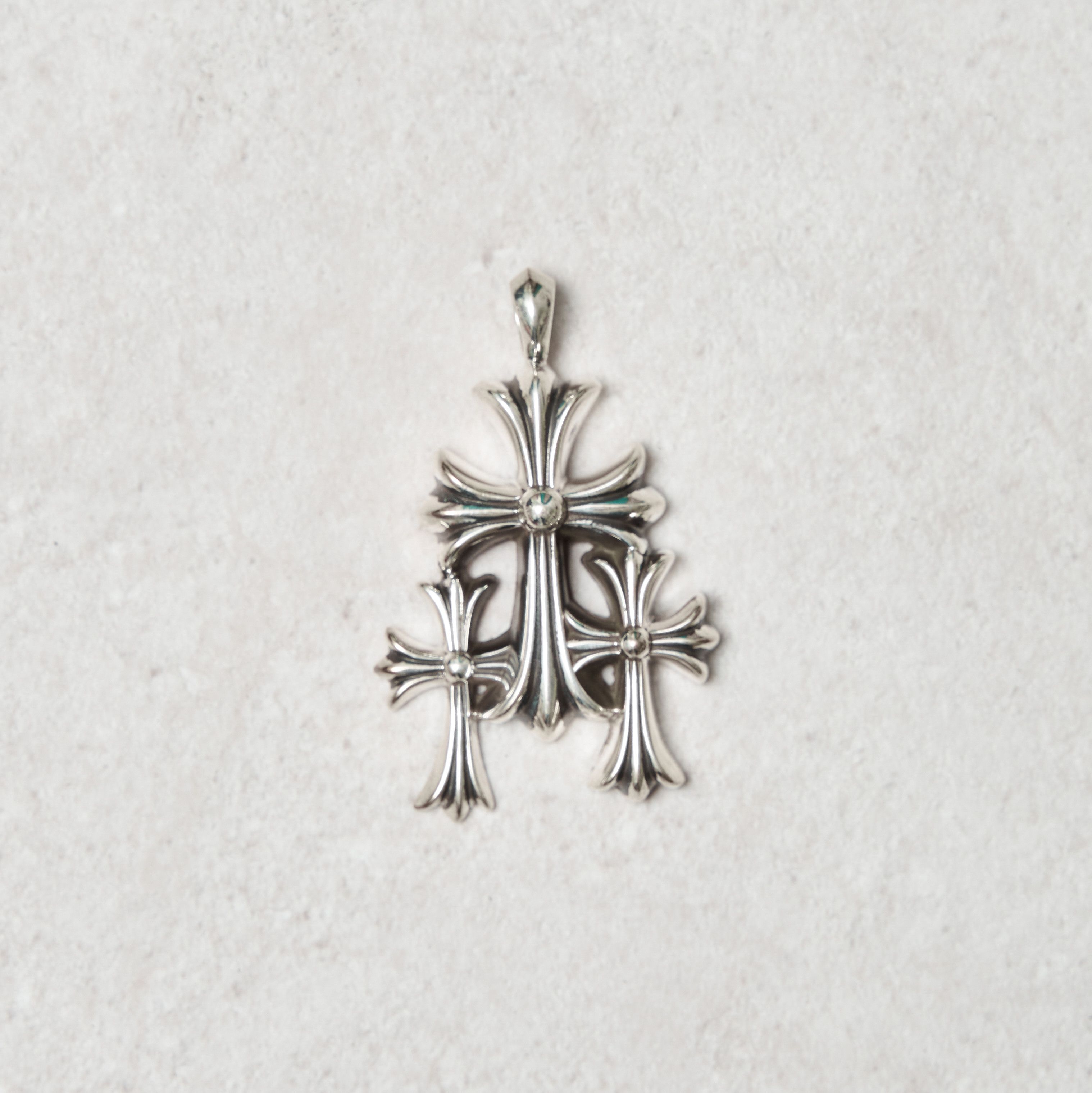 Chrome Hearts CHROME HEARTS Triple Cross Charm SILVER Size ONE SIZE - 2 Thumbnail