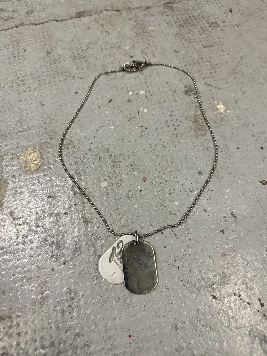 Dolce & Gabbana 2000s Dolce & Gabbana Ball Chain Dog Tags Necklace Size ONE SIZE - 2 Thumbnail