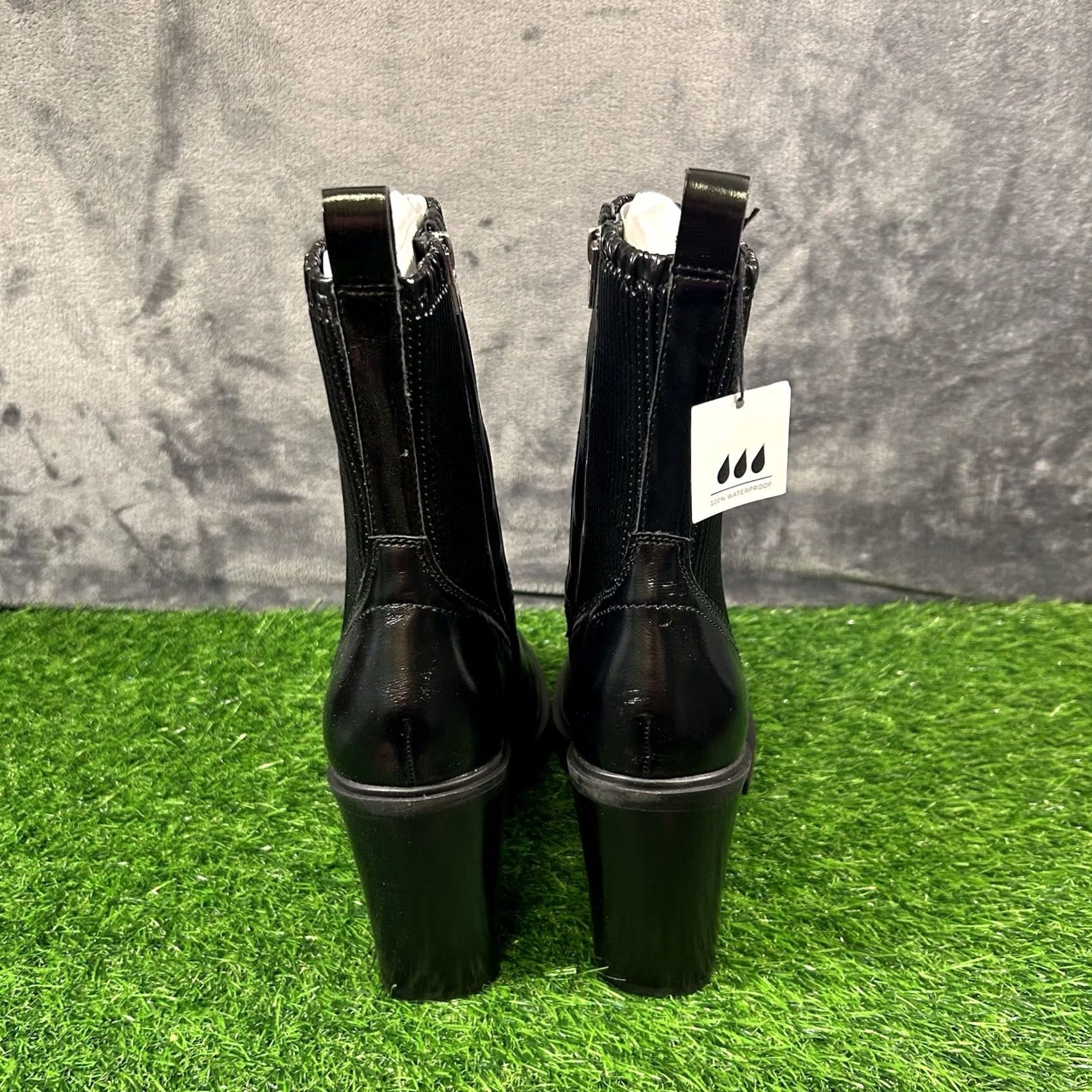 Dolce Vita Dolce Vita Boots Womens 9.5 Black Mid Calf Waterproof Block Heel Bootie Size US 10 / IT 40 - 7 Thumbnail