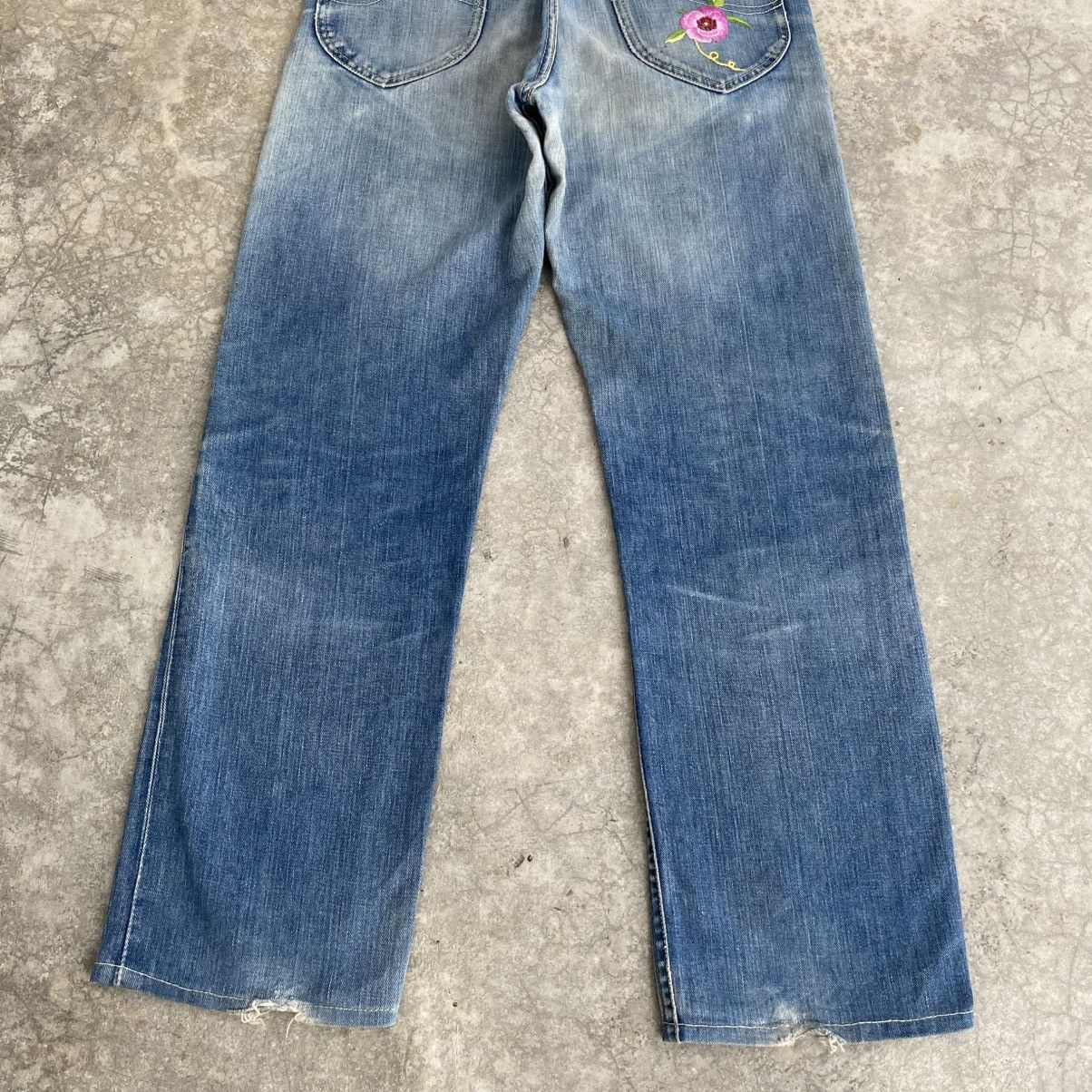 Lee Vintage 60’s Lee 101Z Faded Blue Half Selvedge Jeans Size US 30 / EU 46 - 15 Thumbnail