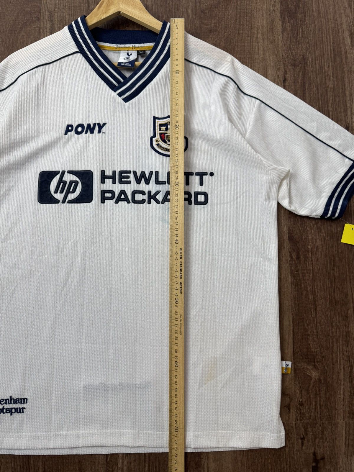 PONY VINTAGE 97-99 TOTTENHAM HOTSPUR HOME JERSEY Size US M / EU 48-50 / 2 - 12 Thumbnail