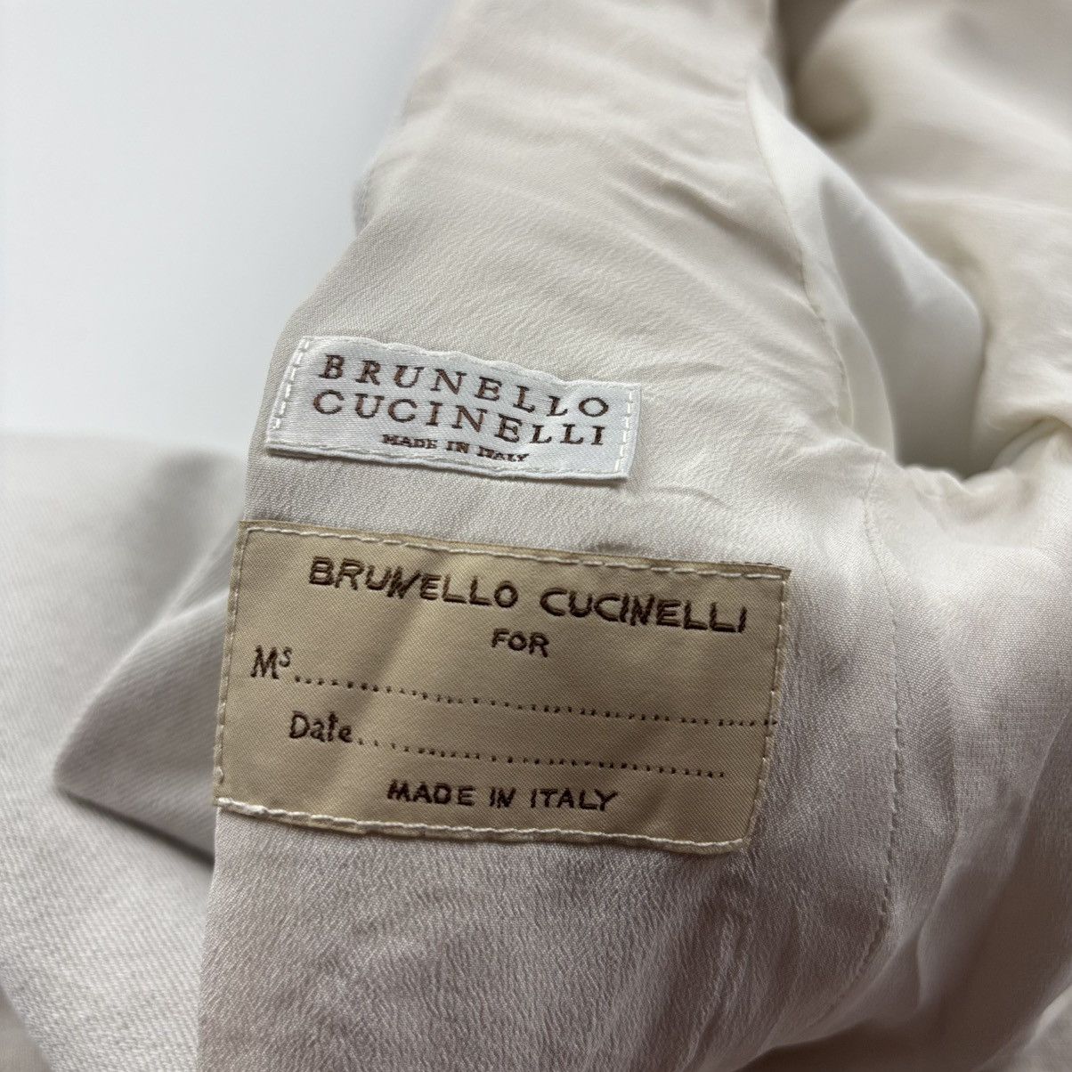 Brunello Cucinelli Brunello Cucinelli Single Breasted Linen Blend Blazer Size S / US 4 / IT 40 - 9 Thumbnail