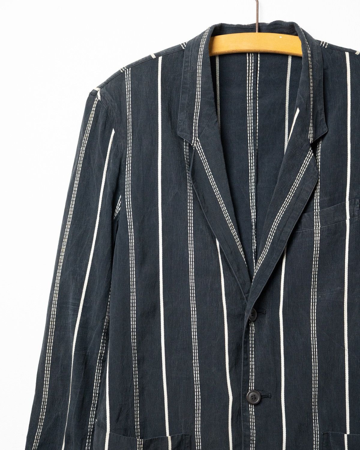 Issey Miyake Vintage 1980s Issey miyake Sashiko Stitching Blazer — Made Size US M / EU 48-50 / 2 - 3 Thumbnail