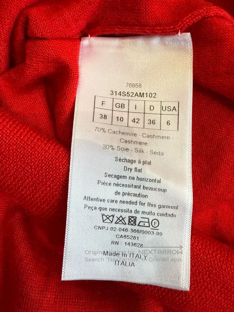Dior Dior Red little bee knitted short sleeves Size XS / US 0-2 / IT 36-38 - 6 Thumbnail